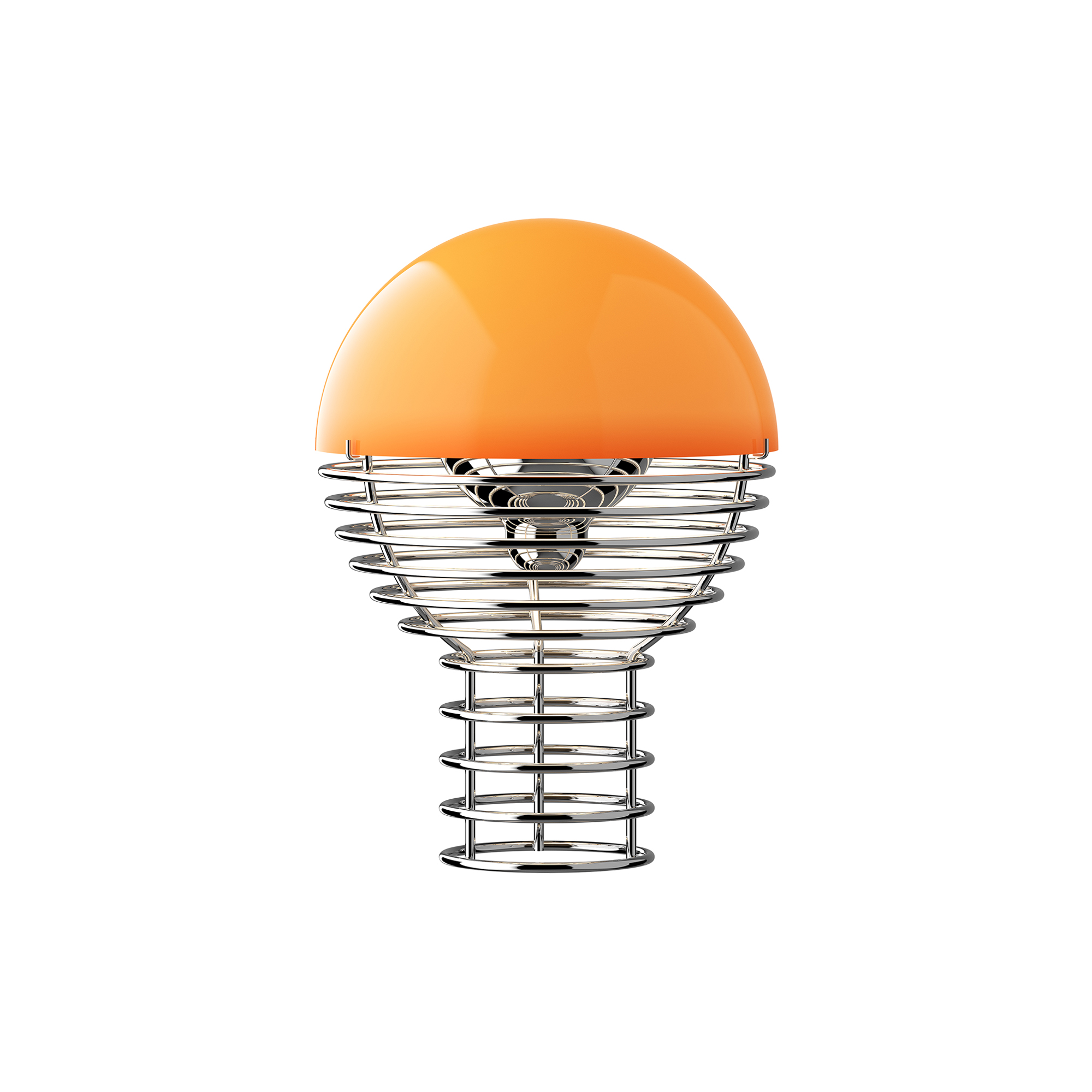 Verpan - Wire Portable bordlampe, orange