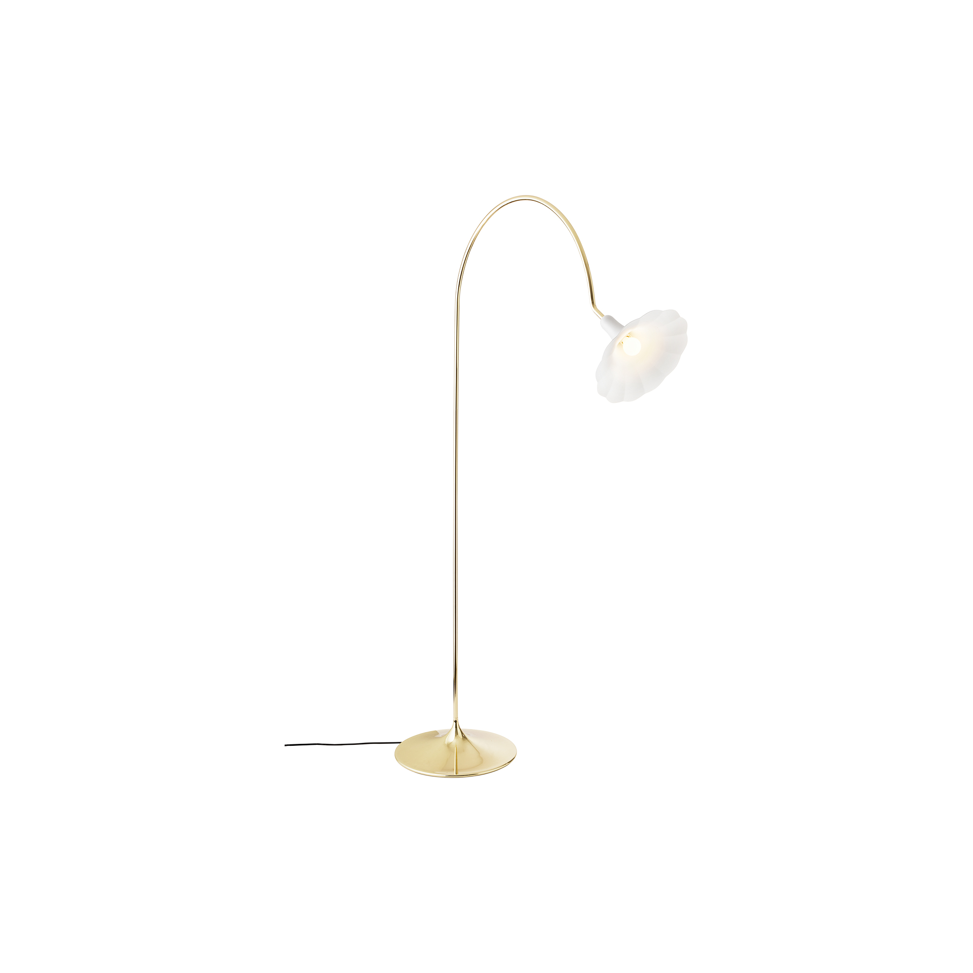 Nuura - Petalii Floor Lamp, polished brass