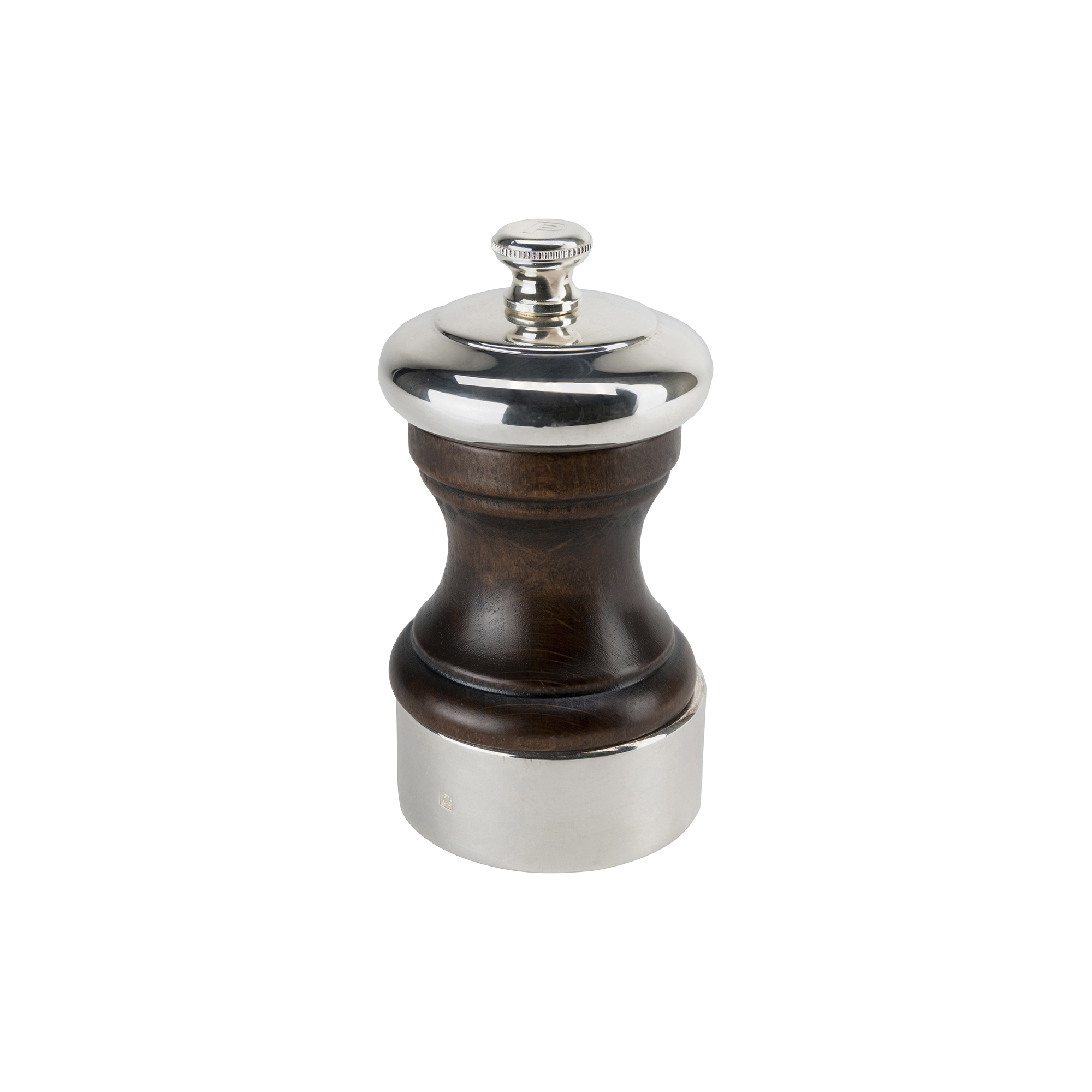 Peugeot - Palace saltkværn 10 cm, choko/sølv - H10 cm