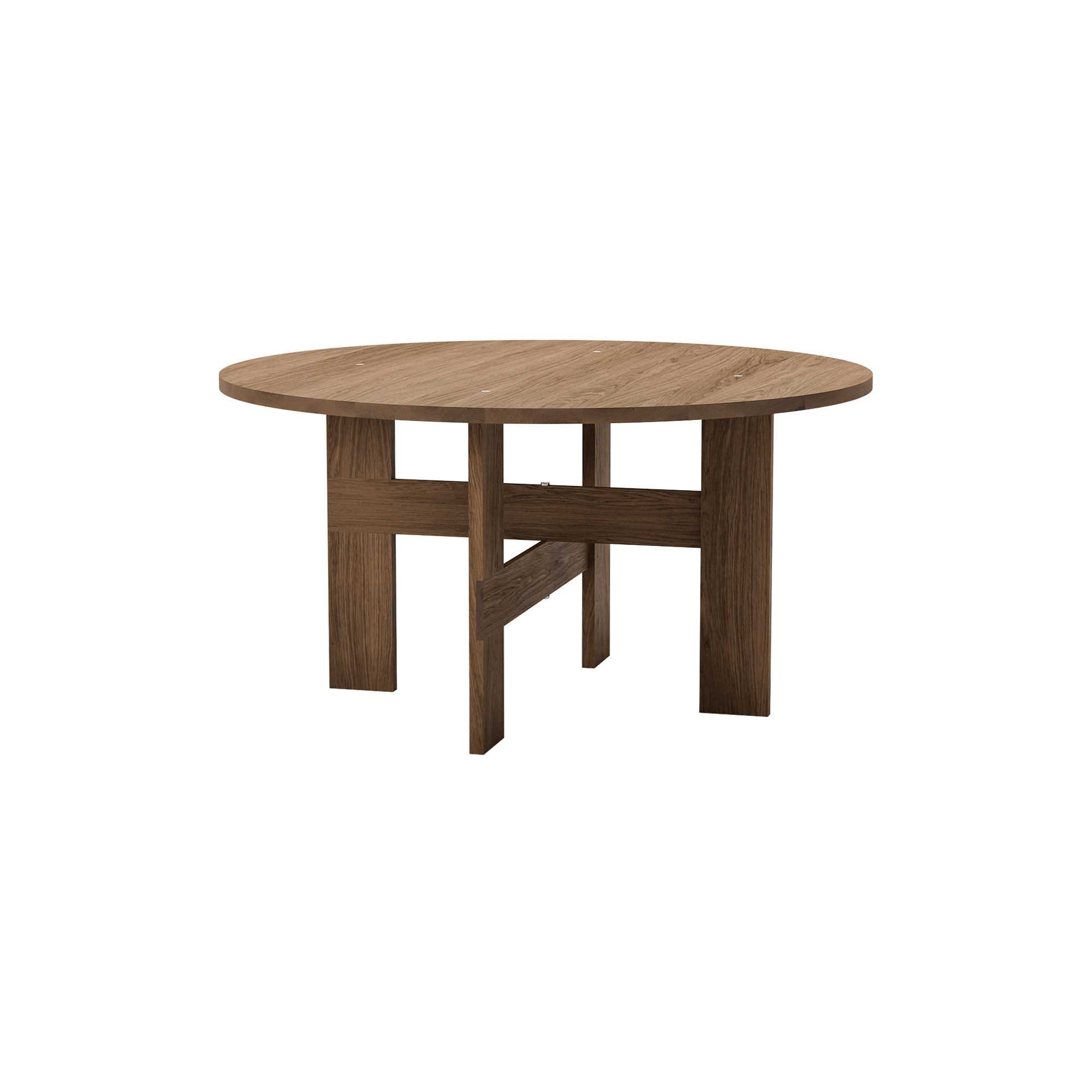 Thorup Copenhagen - Mio Table Ø140, stained oak - Ø140 cm