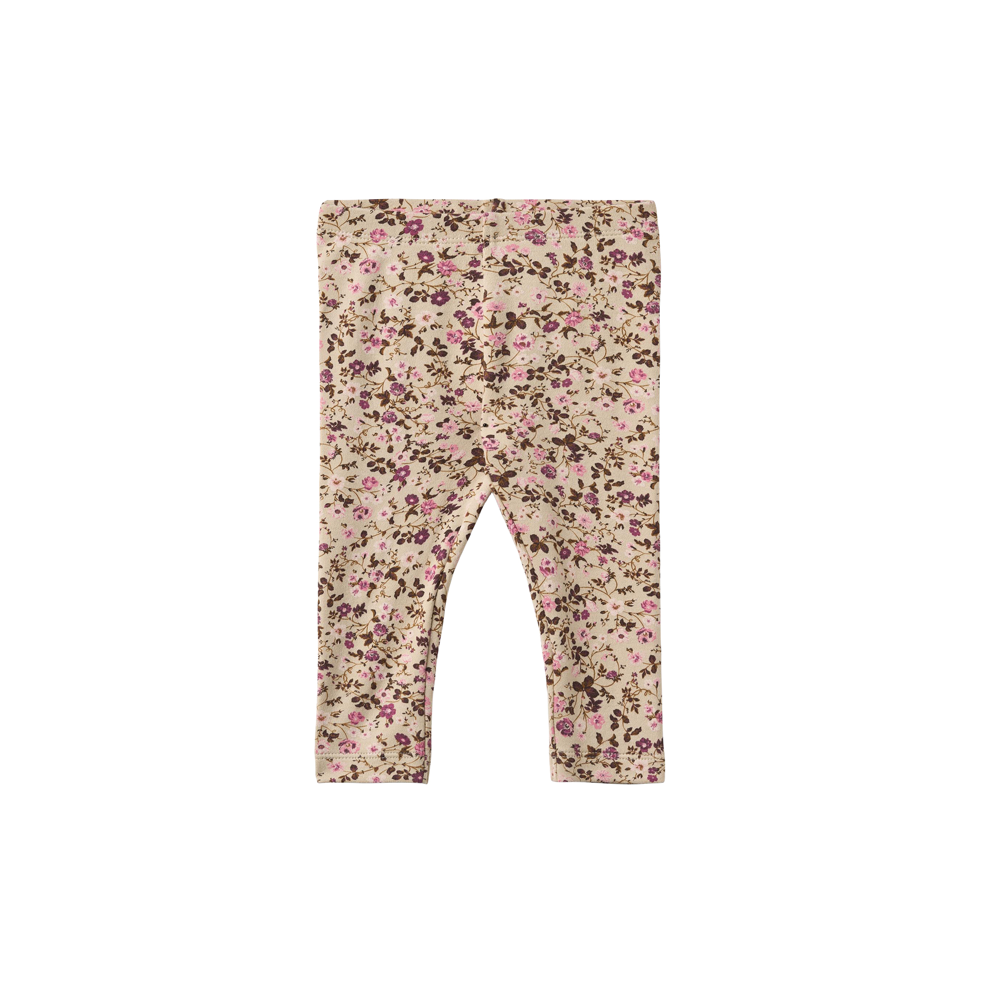 Wheat - Leggings Jules, soft sand flower wine - Str. 18M-86