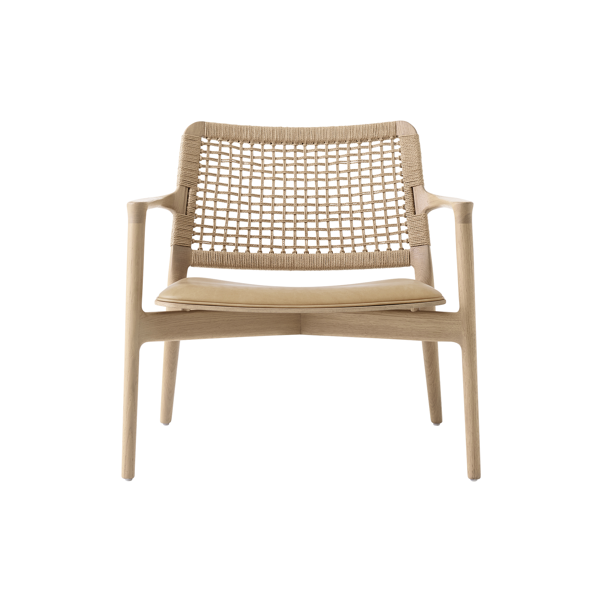 Vipp - VIPP488 Cabin loungestol, lys eg/sand
