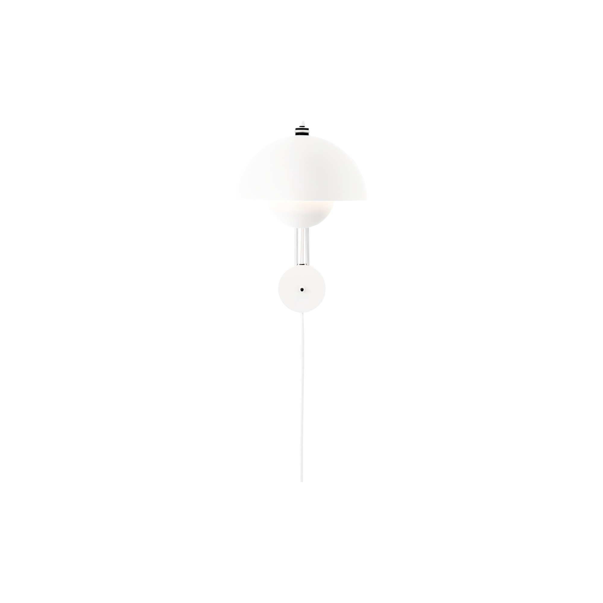 &Tradition - Flowerpot VP8 Wall Lamp, matt white - H: 36 x Ø 23 cm.
