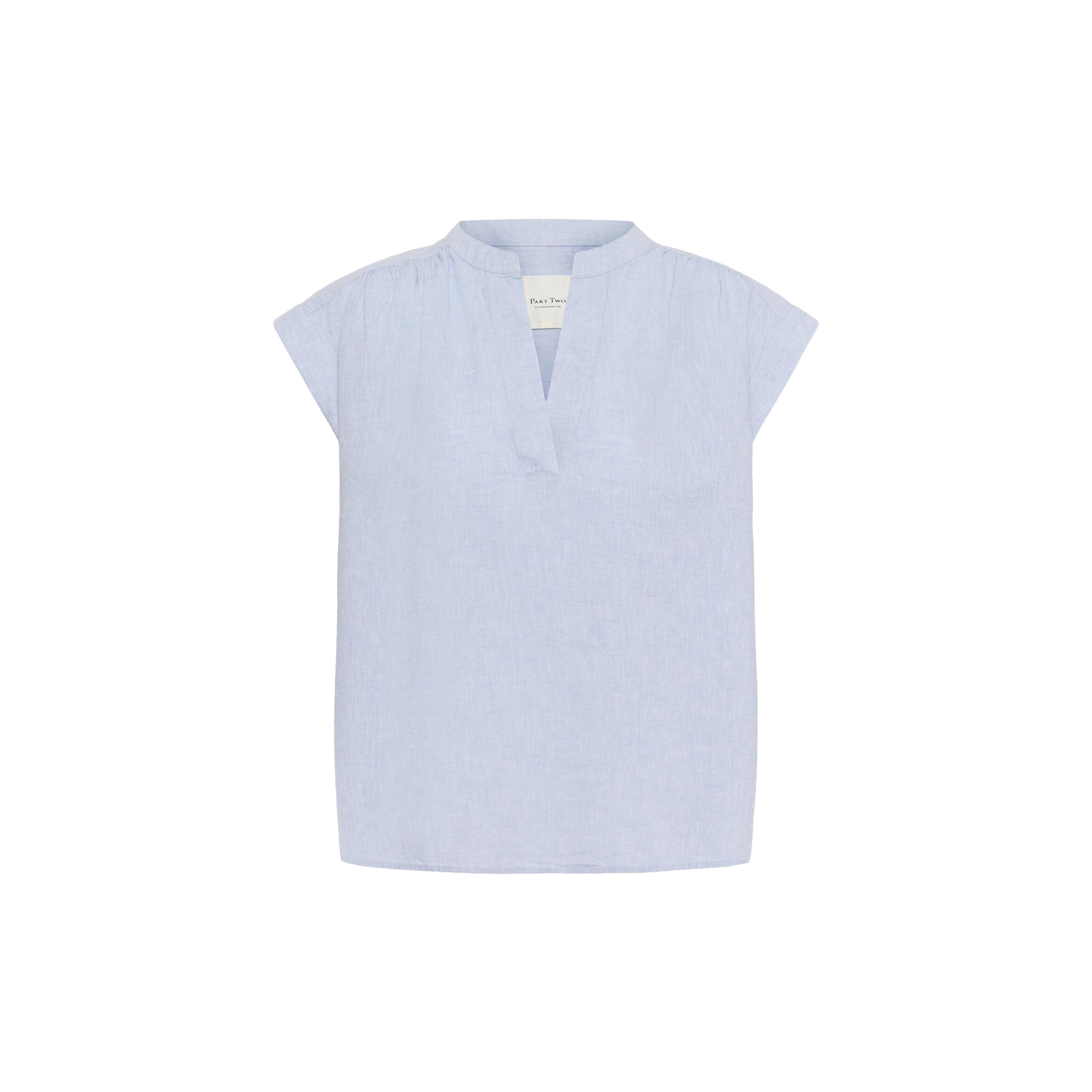 Part Two - BettinaPW Blouse, light blue chambray - Str. 36