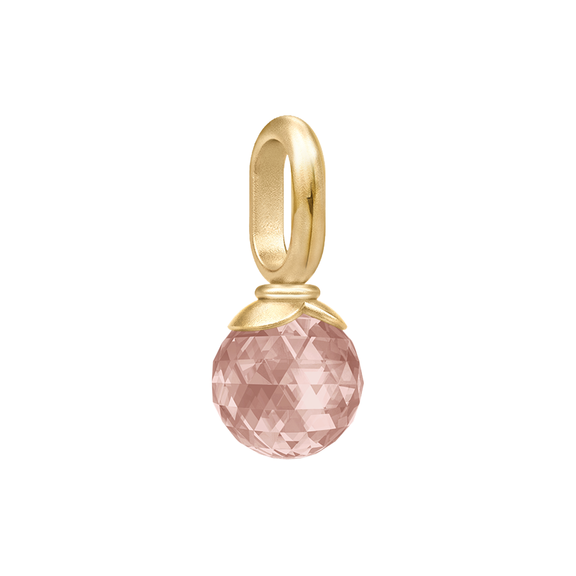 Julie Sandlau - Berry Pendant S, gold/turmalin rose - Small