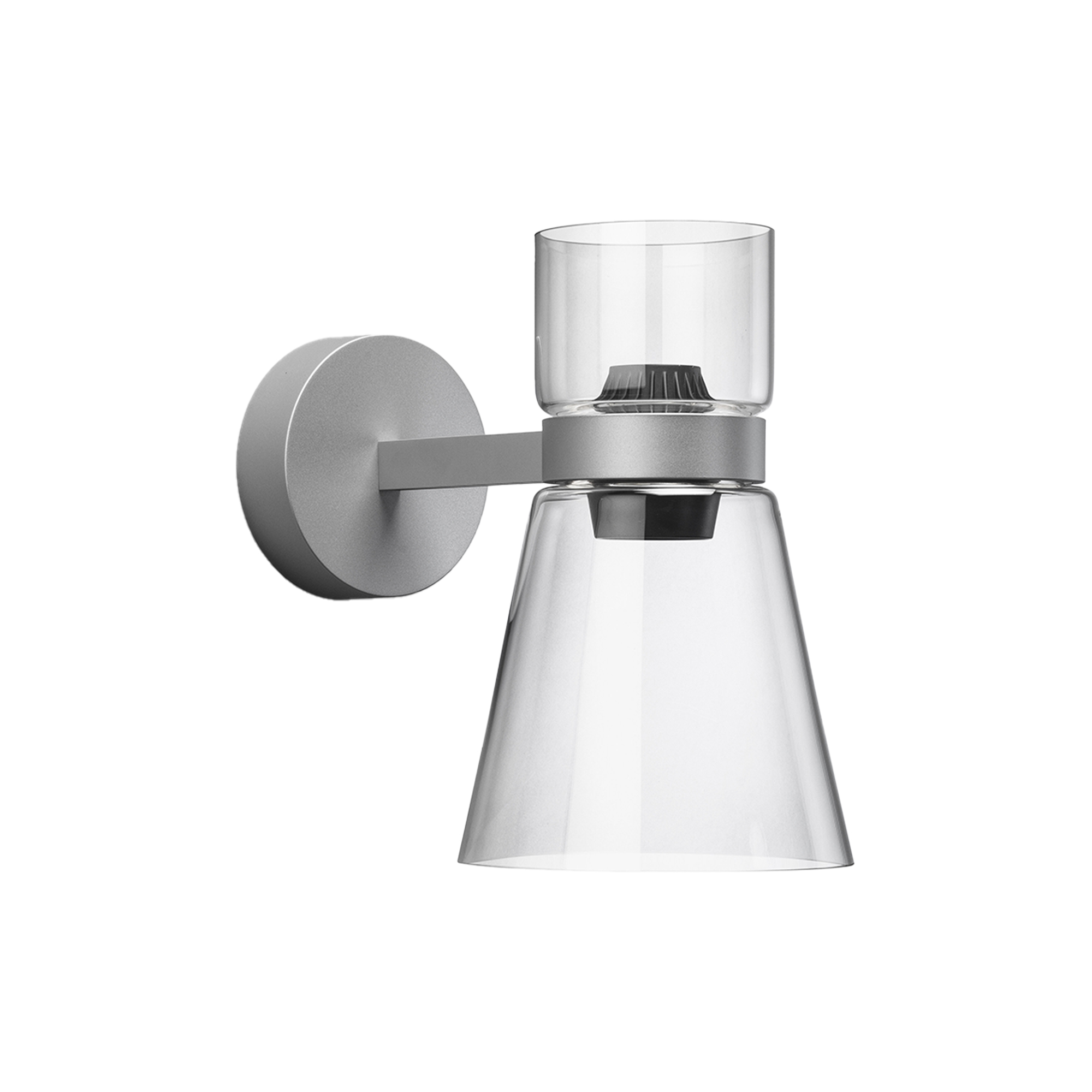 Flos - NOCTURNE W CONE Wall Lamp, silver