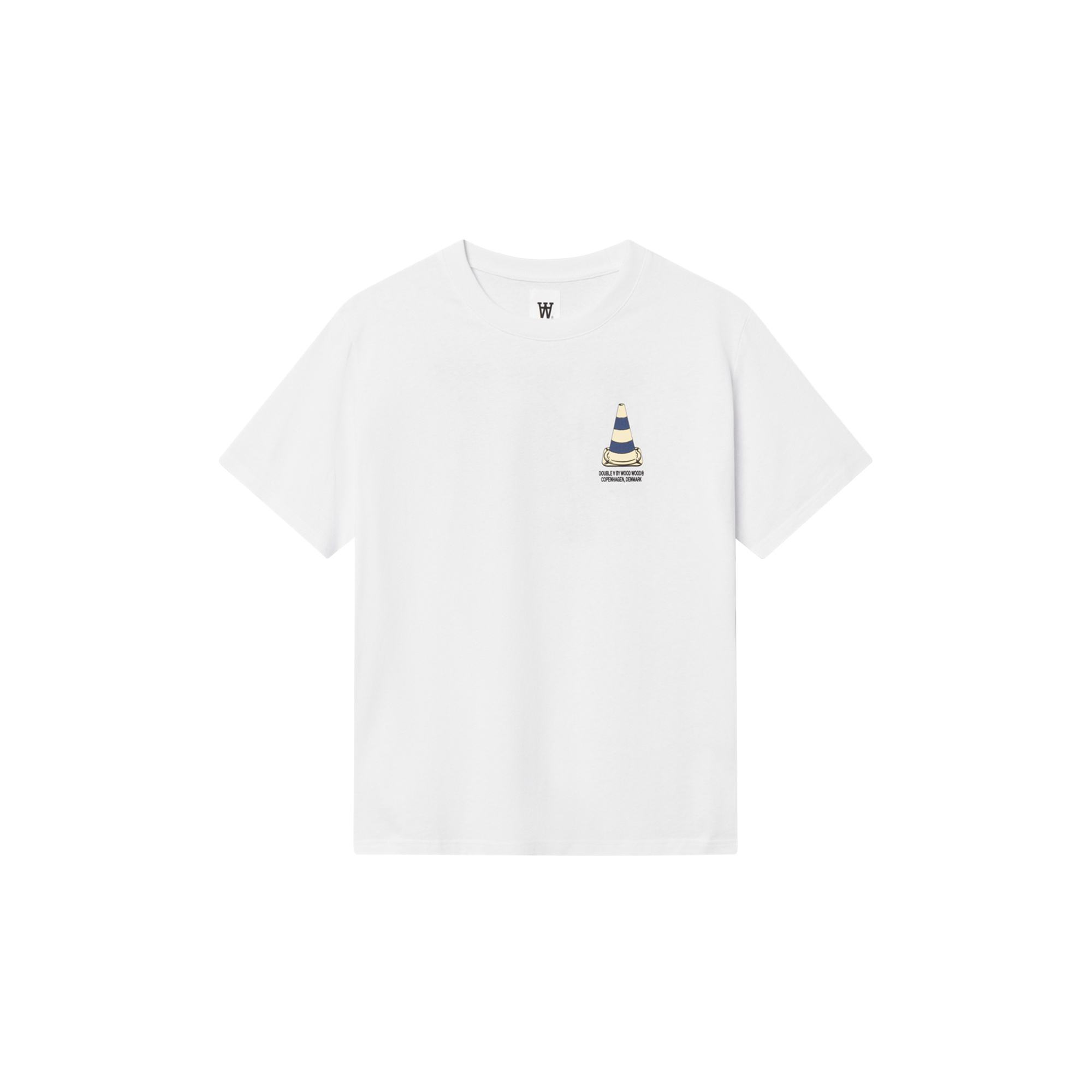 Wood Wood - WWAce T-shirt, bright white - Str. L
