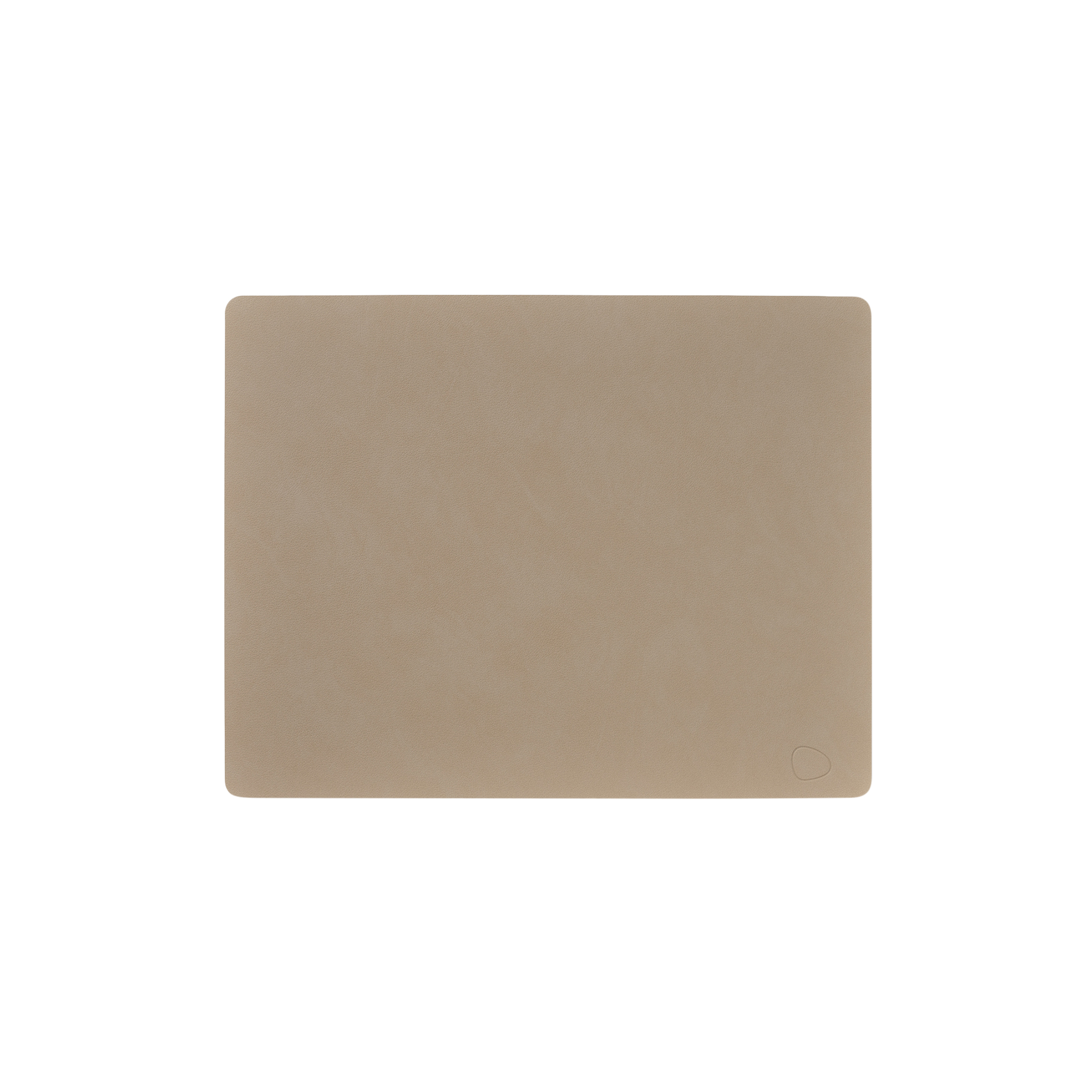 LIND DNA - Nupo dækkeserviet Square L, clay brown