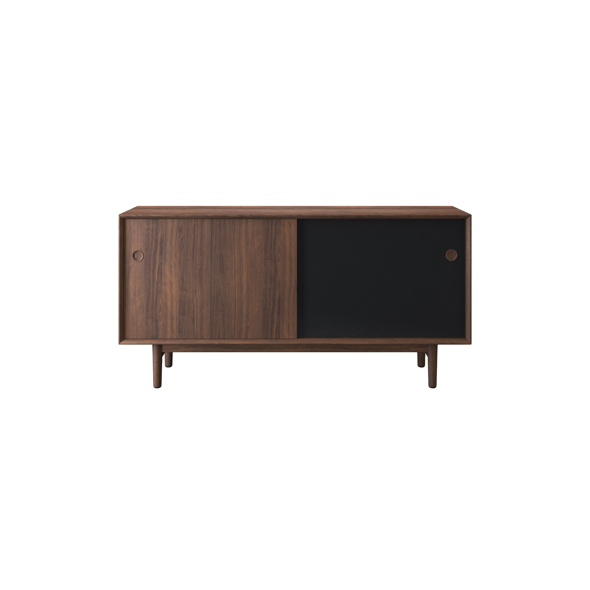 Sibast Furniture - Sibast No 11 Sideboard, black/white - H: 76 x L: 152 x D: 42 cm.