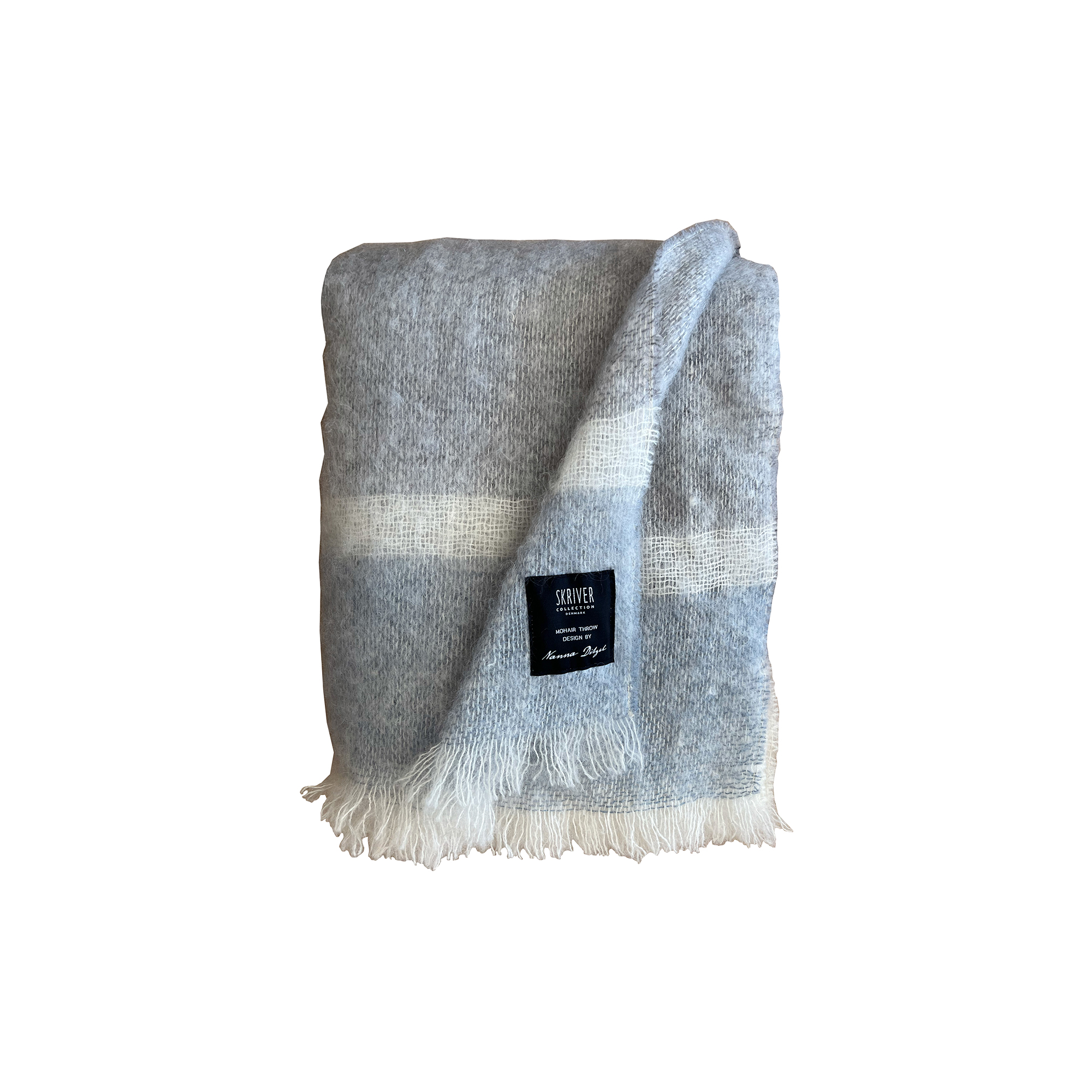 Skriver Collection - NANNA DITZEL Throw, blue/grey - 140x200 cm