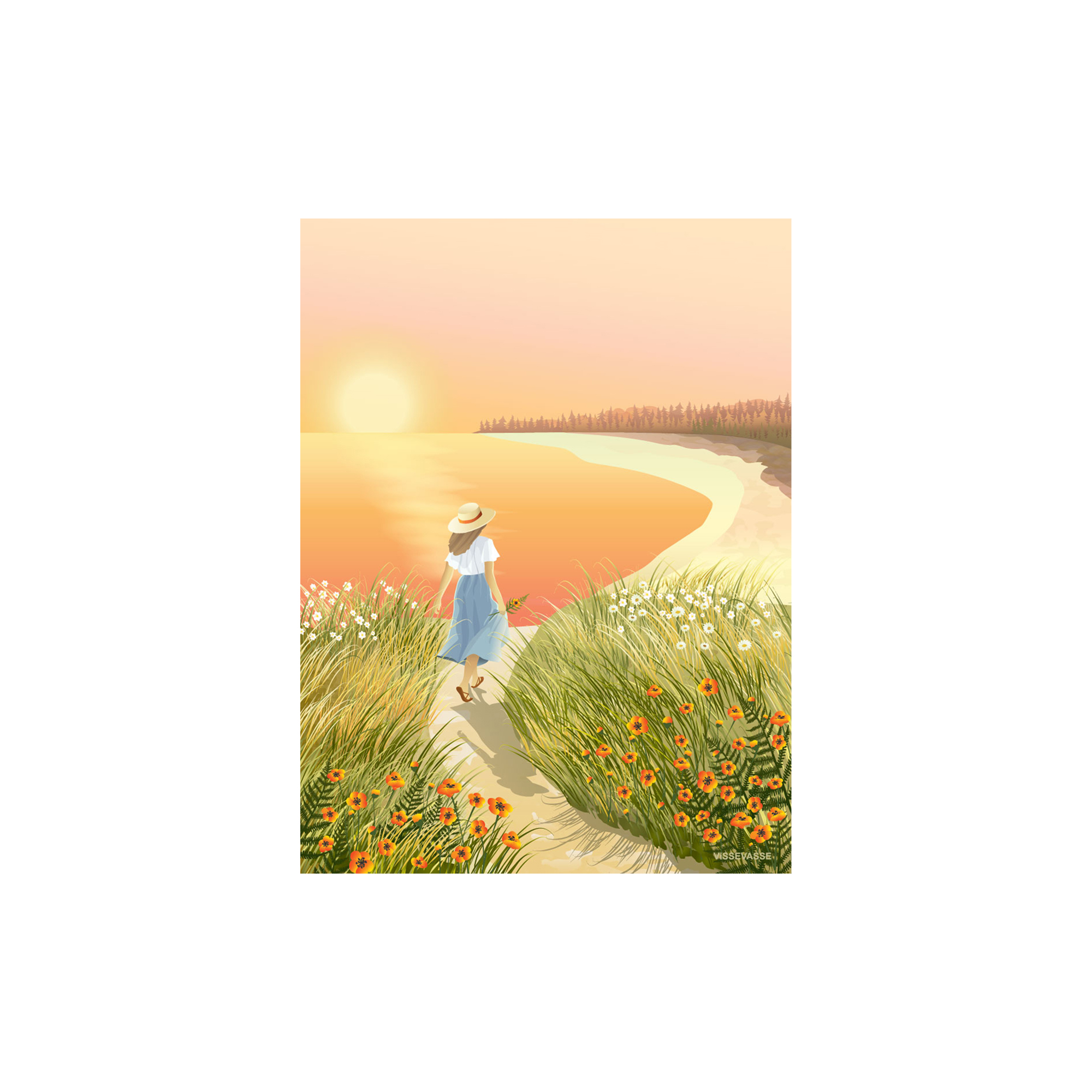 ViSSEVASSE - The Bay plakat - 50x70 cm