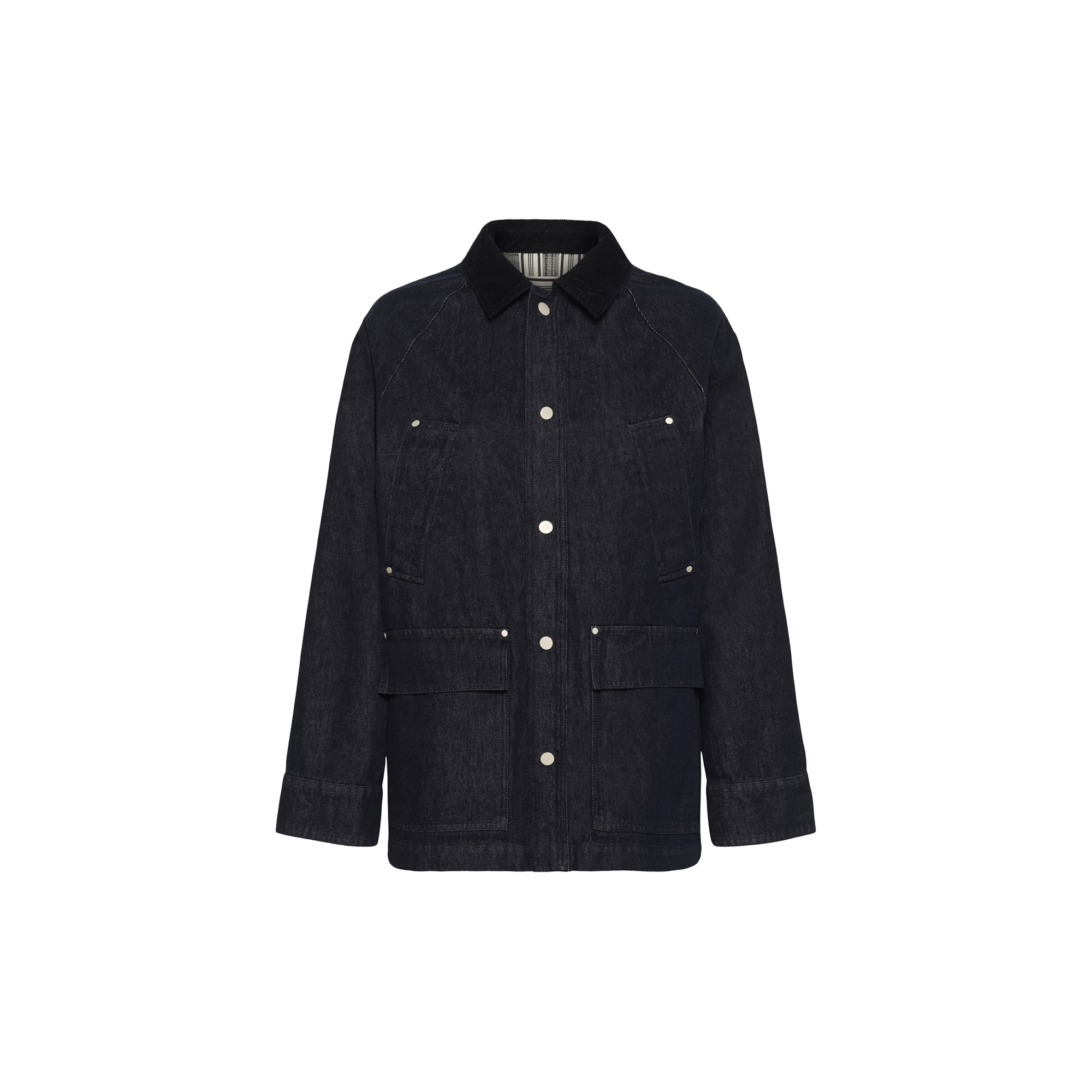 Part Two - YdunPW Coat, rinse blue denim - Str. M-L