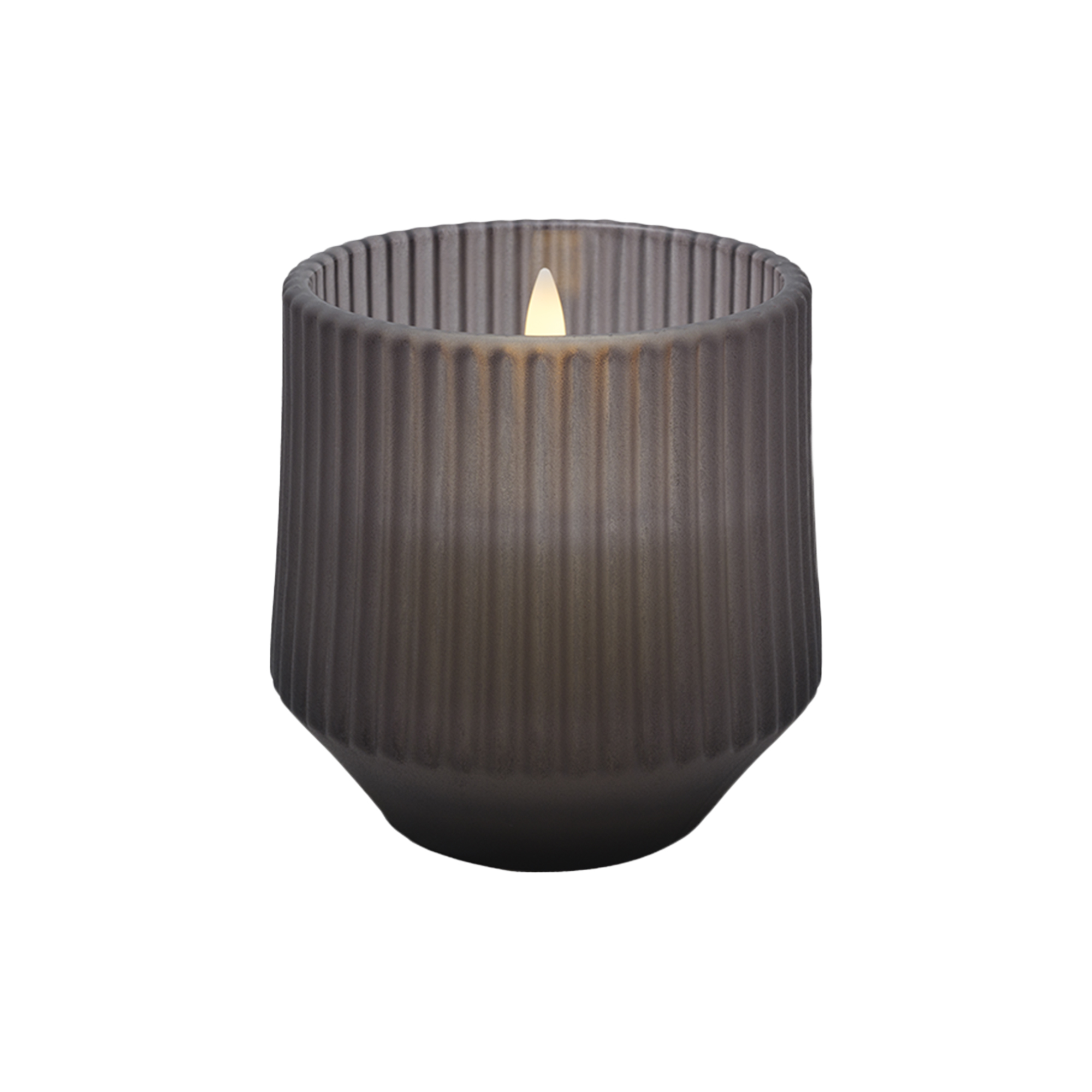 Uyuni Lighting - Scented wax glass candle harmony, smoke