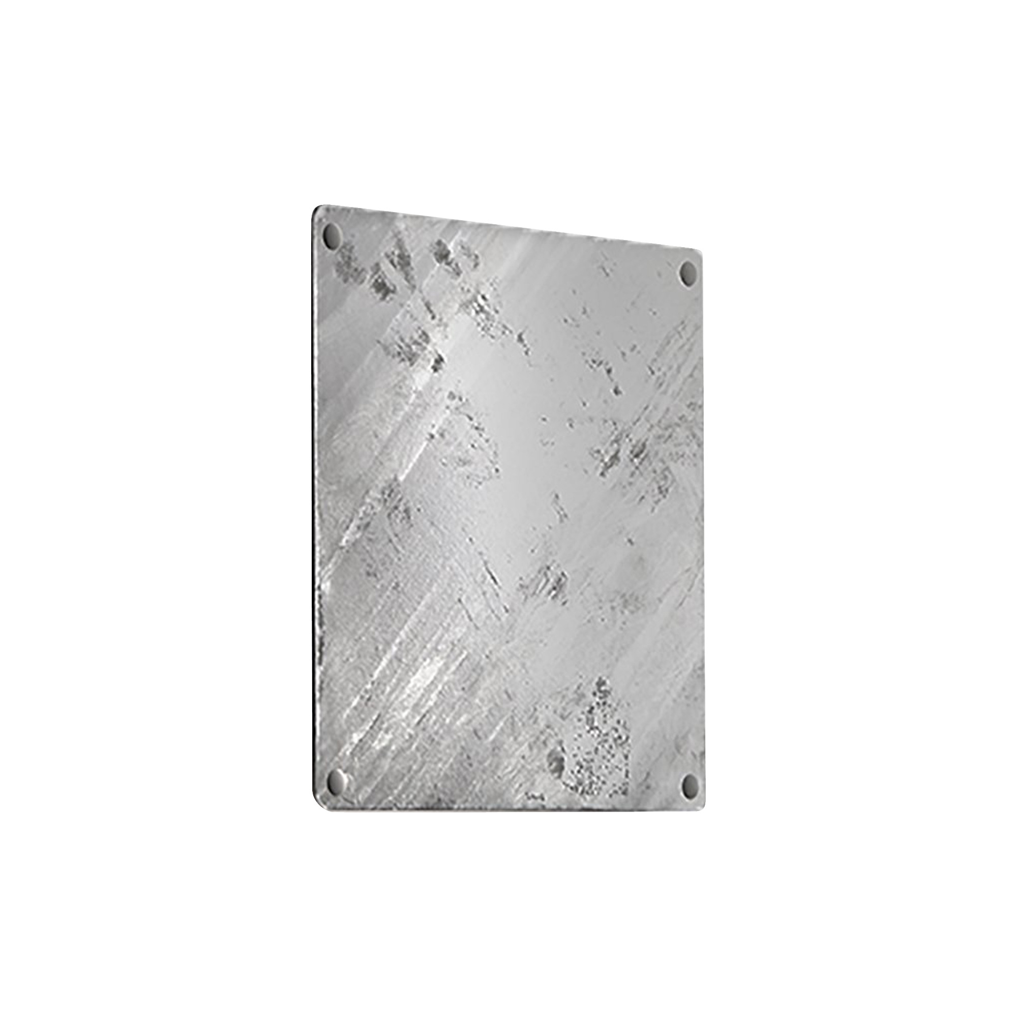 LIGHT-POINT - RØRHAT navneplade XL, galvaniseret stål - H: 30 x B: 30 x D: 1,5 cm.