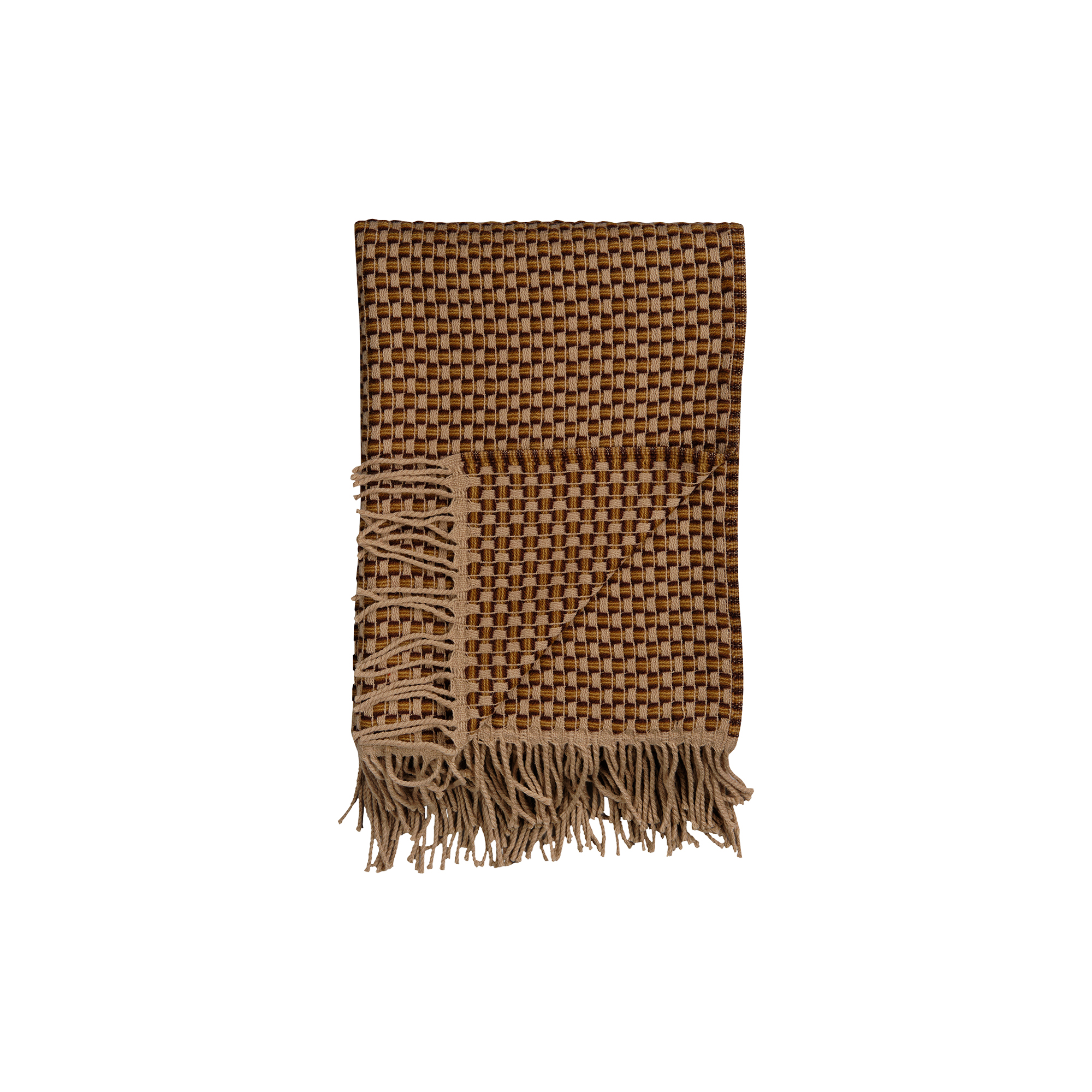 Røros Tweed - ISAK Throw, chestnut