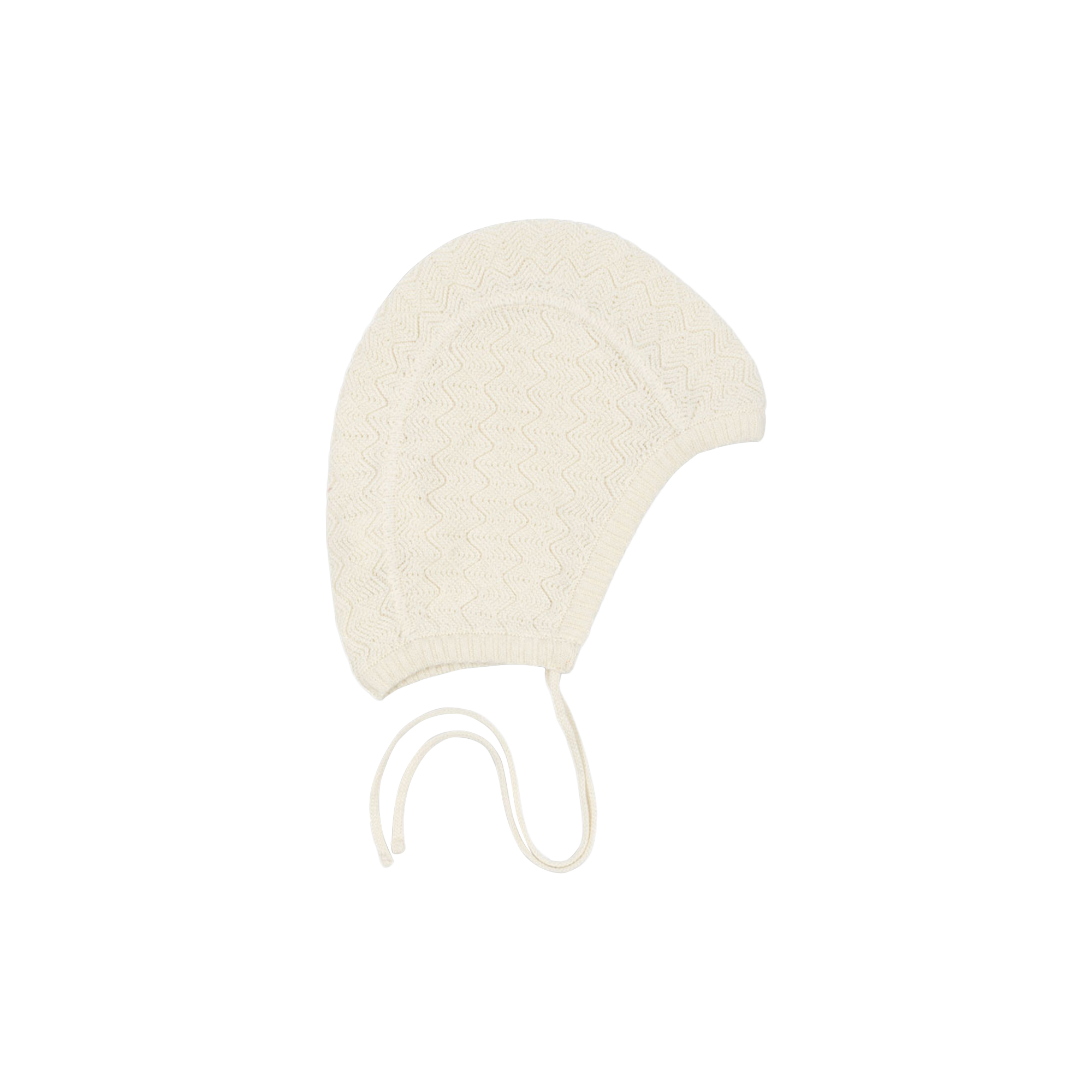 Konges Sløjd - Venti Knit Hat, antique white, Fanga Fontana - 12-18M