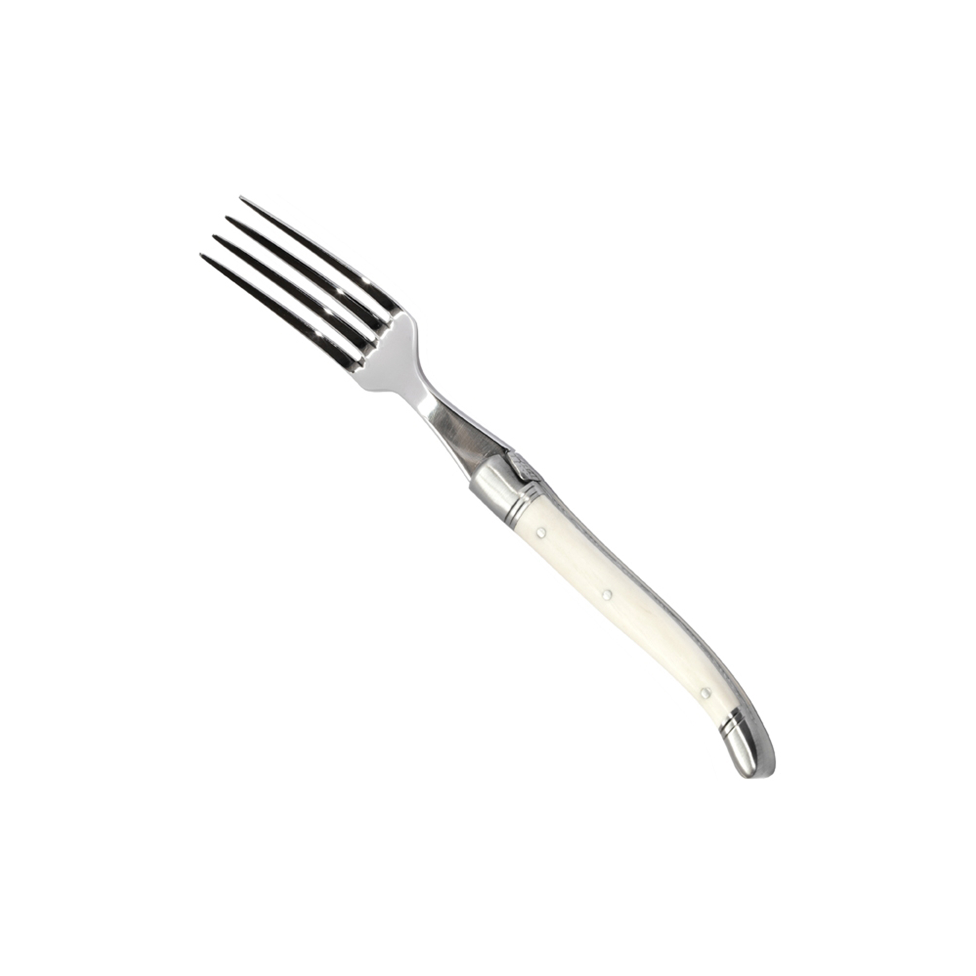 Laguiole Tradition - Steakgaffel, hvid ben