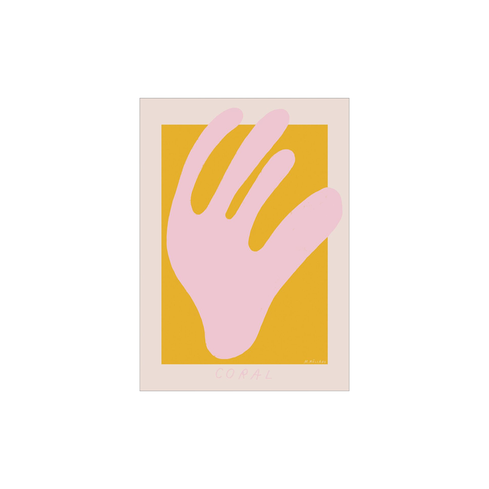 THE POSTER CLUB - Pink Coral - A4