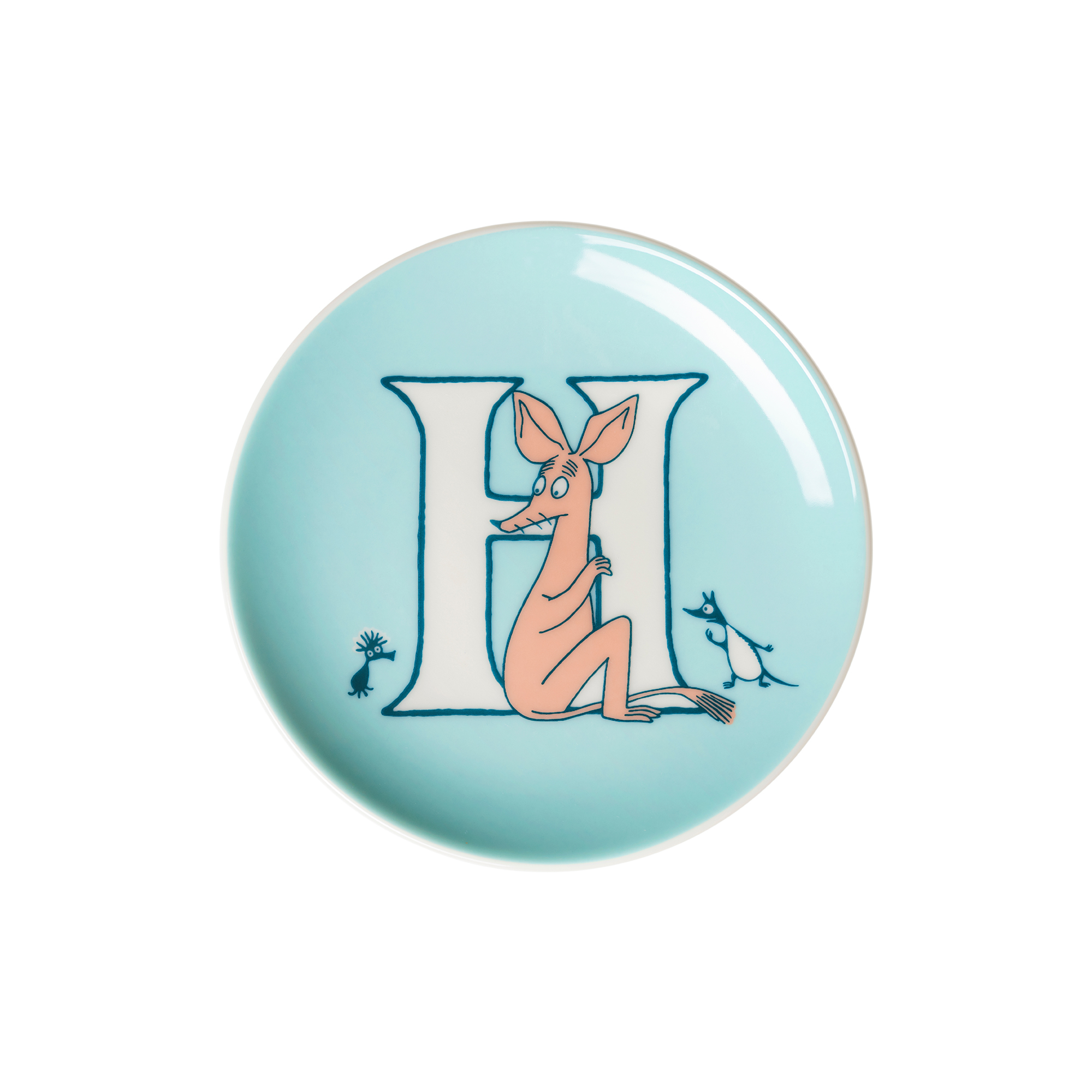 Moomin Arabia - Alfabet lille tallerken H, Alfabet kollektion