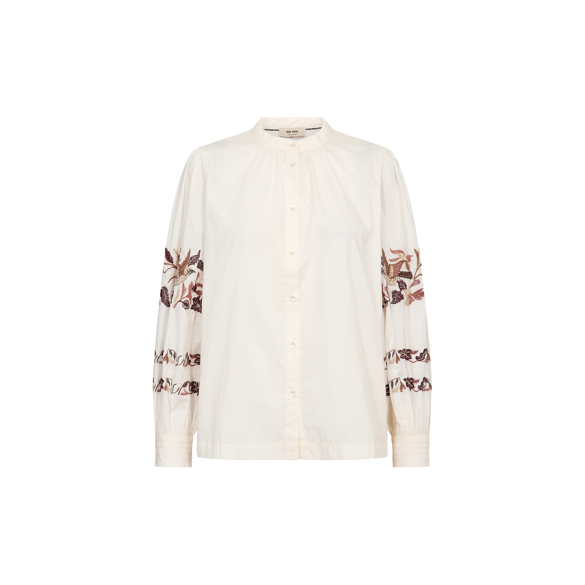 MOS MOSH - MMNotto Embroid Shirt, ecru - Str. L