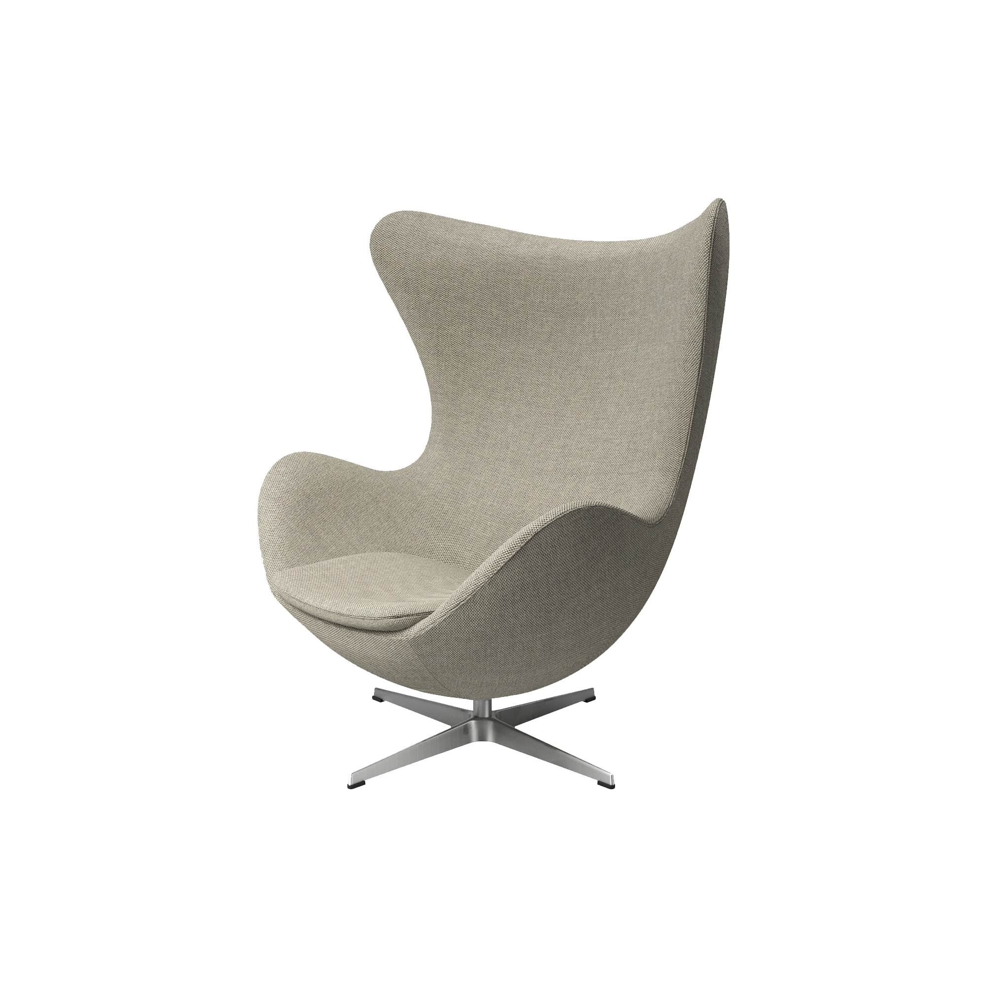 Fritz Hansen - Ægget 3316 loungestol, Re-wool 218 light beige/natural