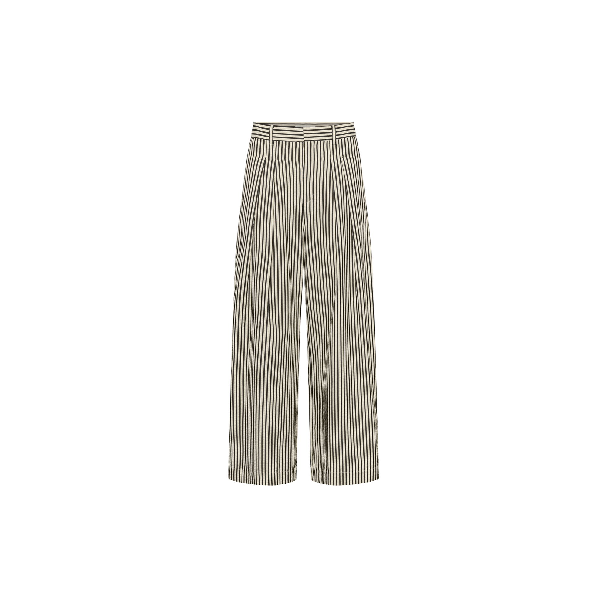 InWear - GARBOIW PANTS, vanilla / black stripe - Str. 38