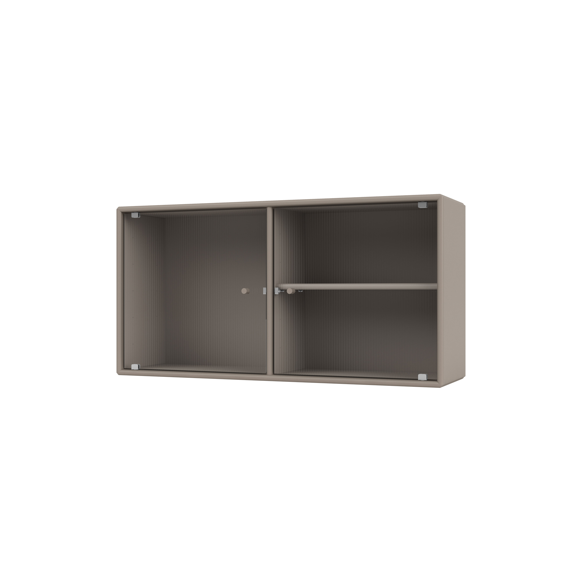 Montana Furniture - RIPPLE I vitrineskab, 141 truffle