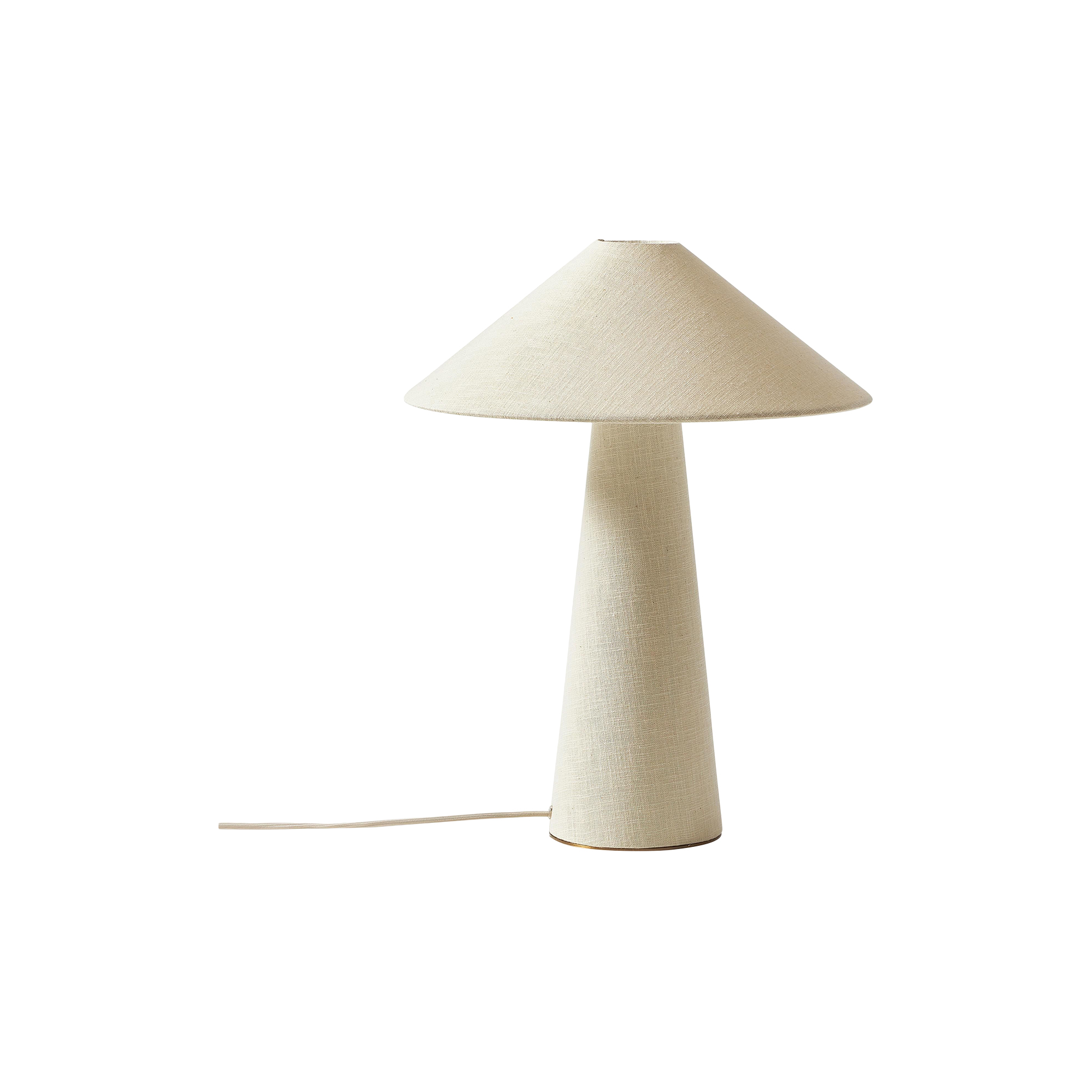 Westwing Collection - Ilena Linen Table Lamp, off white