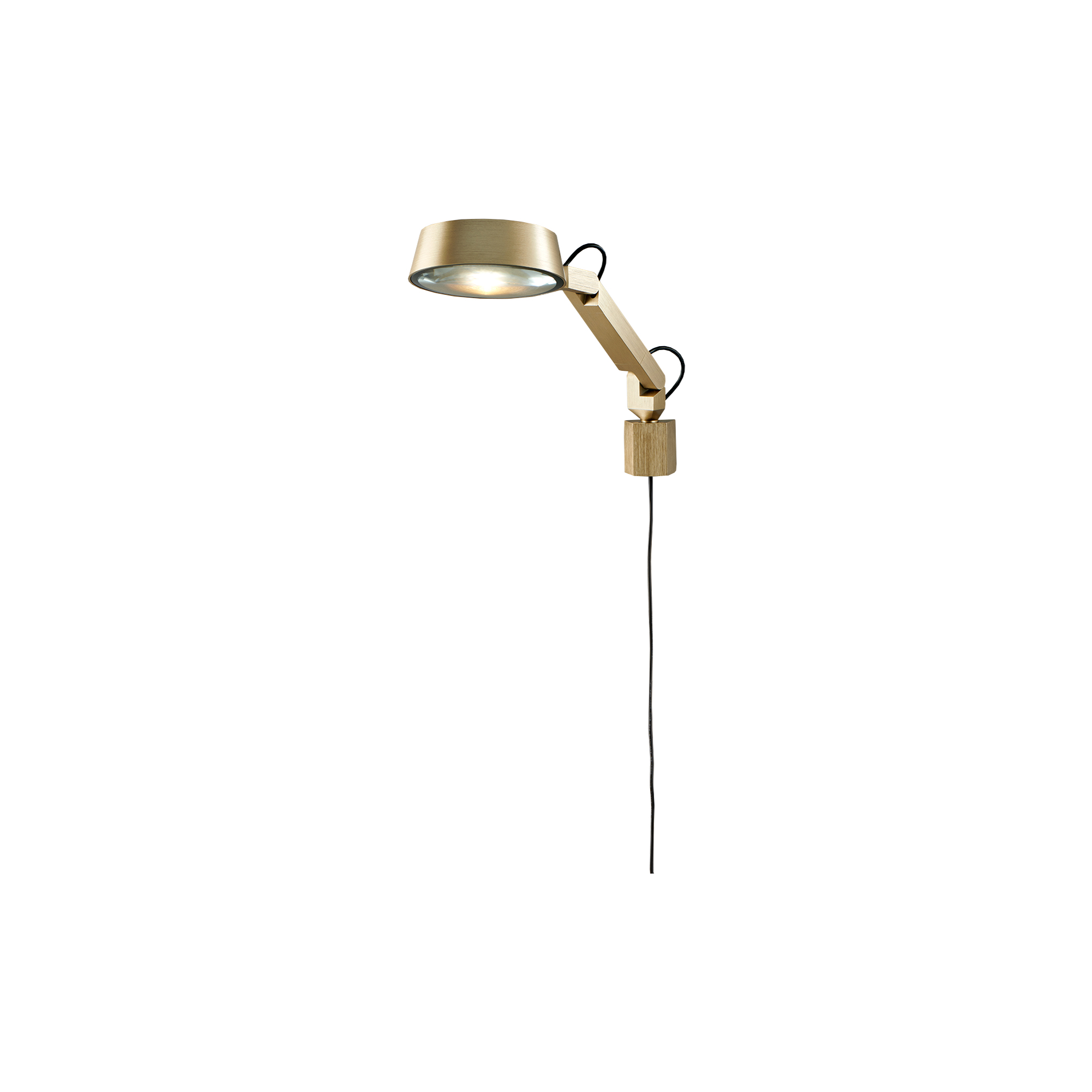 LIGHT-POINT - DARK W1 væglampe, brass