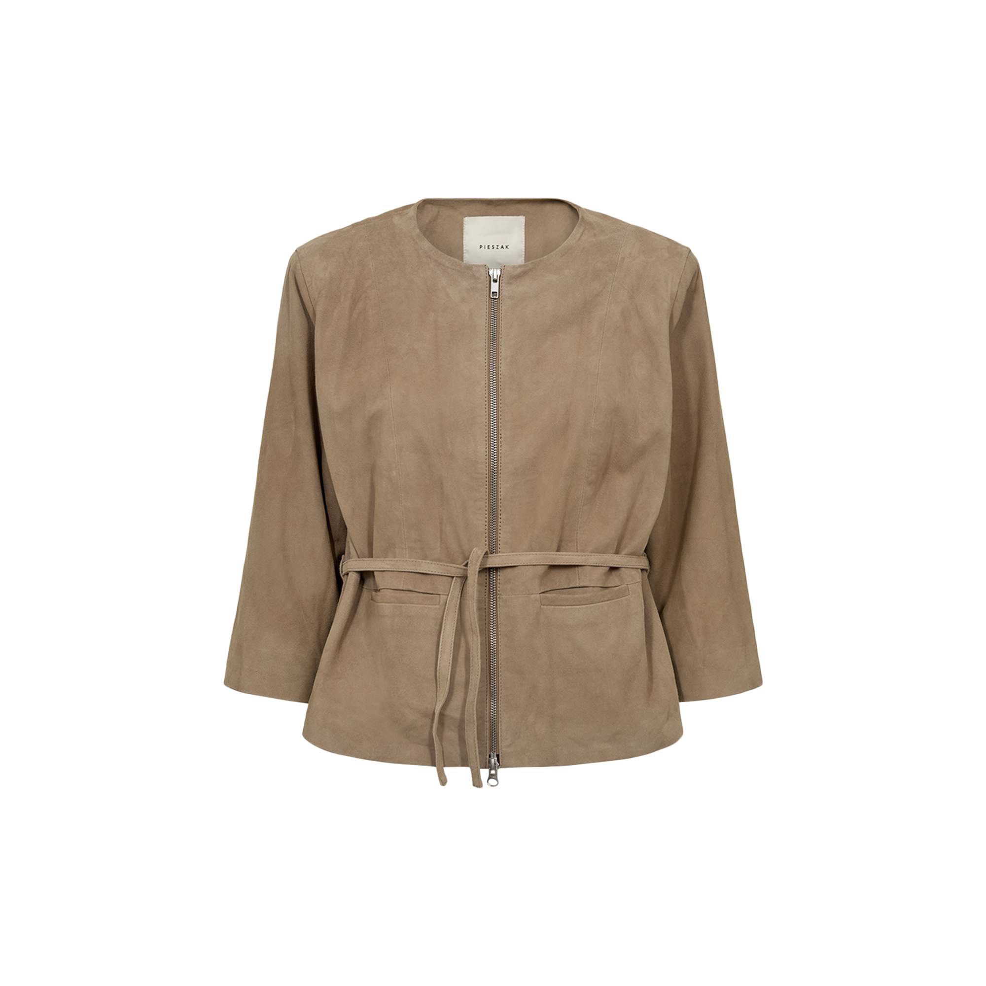 Pieszak - PD-New Gitta Suede Jacket, lead brown - Str. 38
