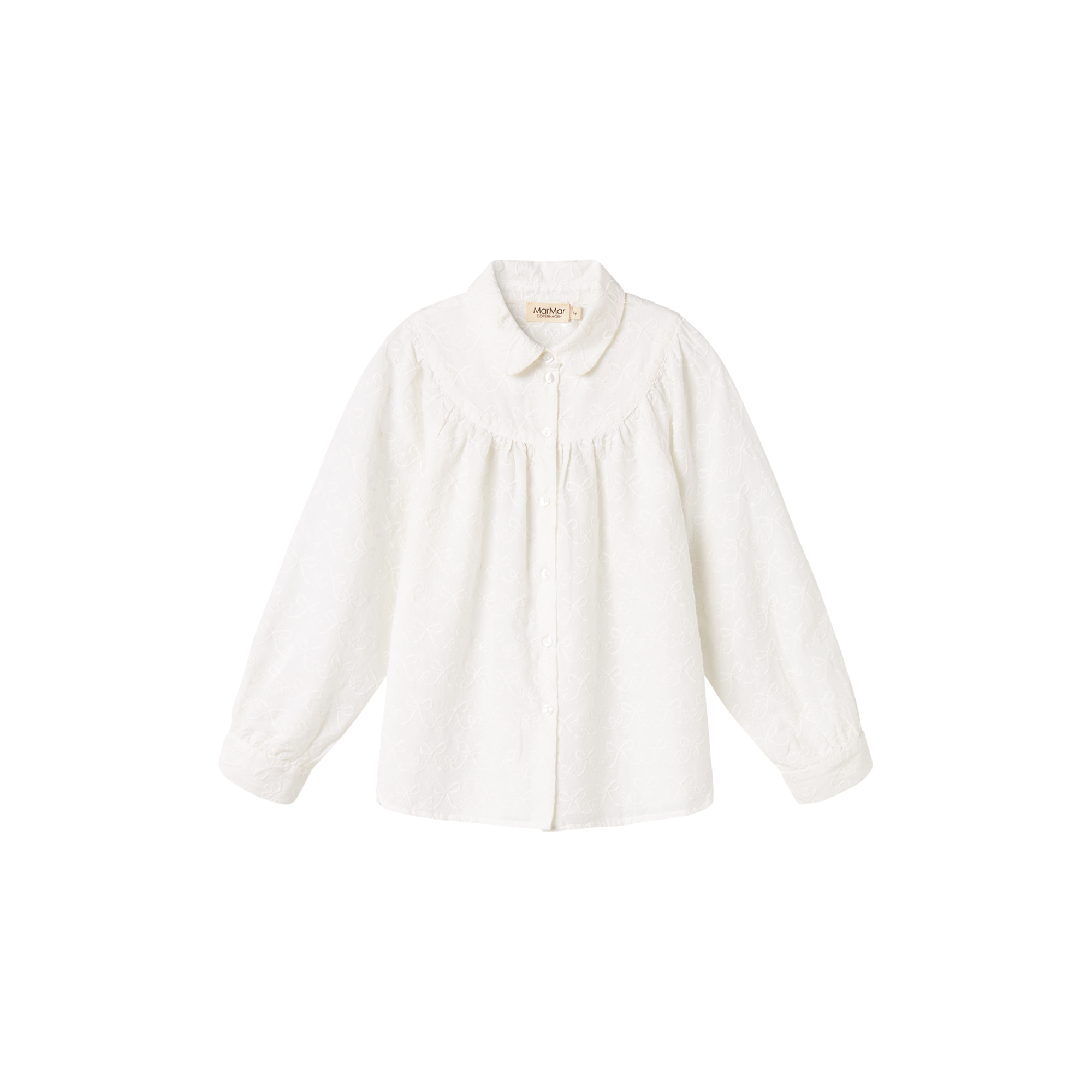 MarMar Copenhagen - Trissa Shirt Blouse, white - Str. 5Y-110