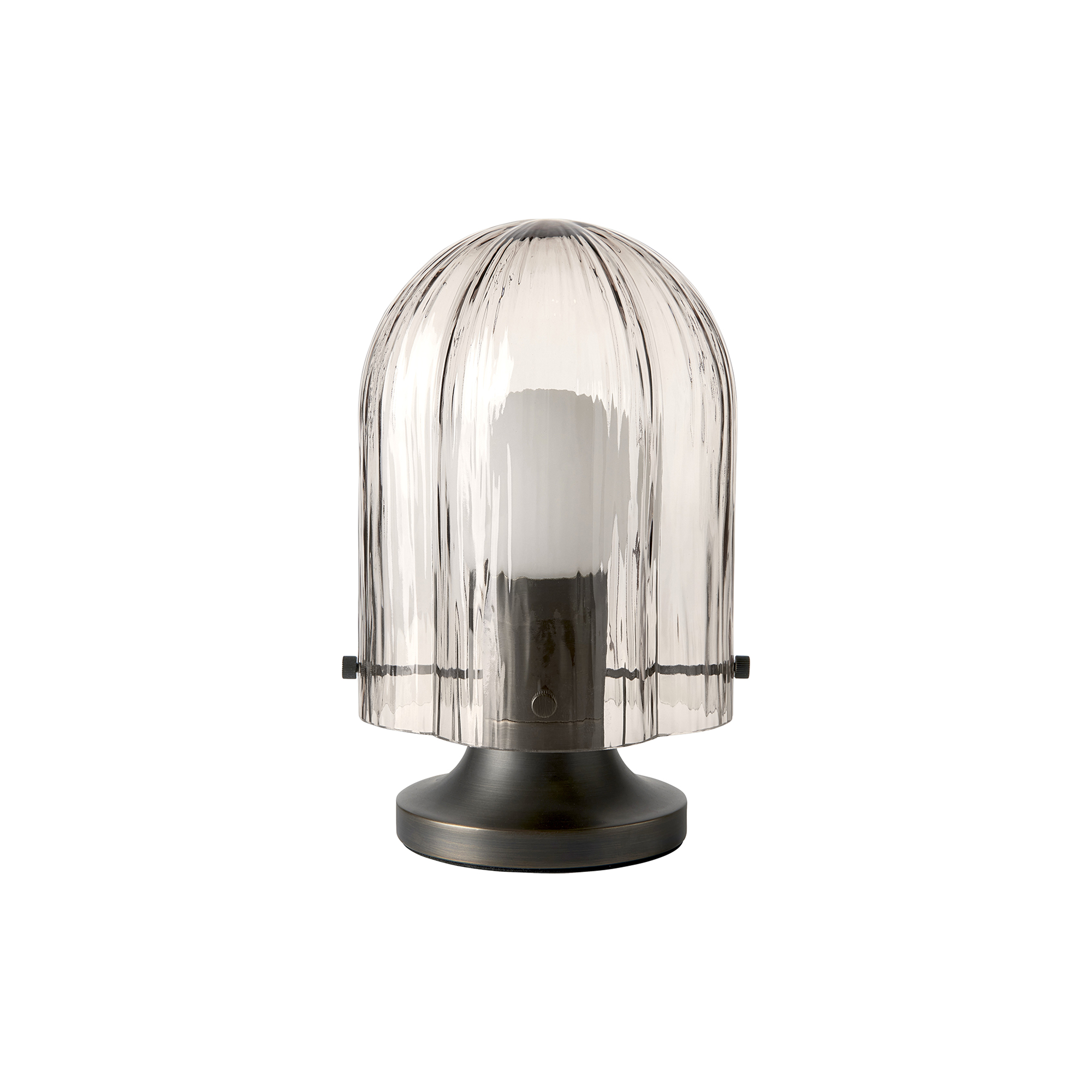 GUBI - Seine Table Lamp, smoke - H: 26,2 x Ø 17 cm.