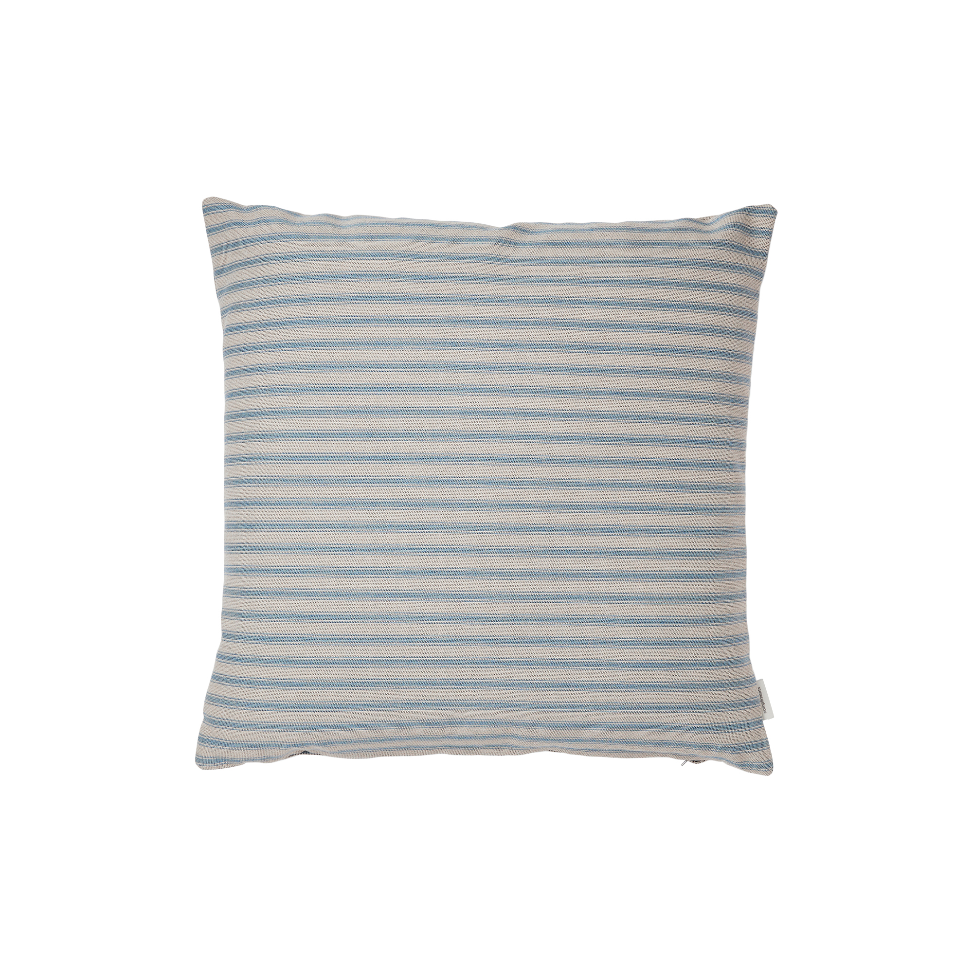 Compliments - Outdoor Fine Stripe pude, blue - 45x45 cm