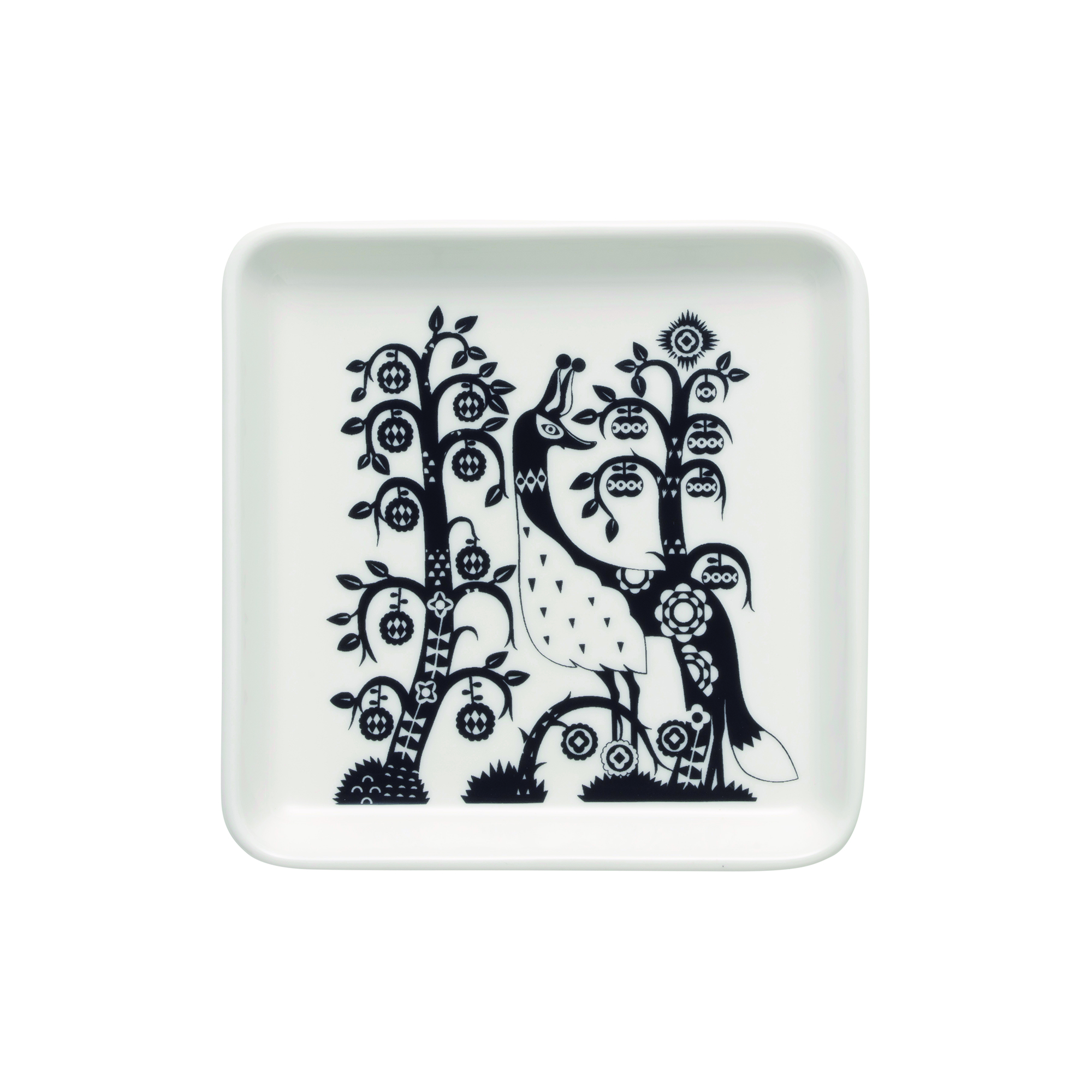 Iittala - Taika firkantet tallerken, sort