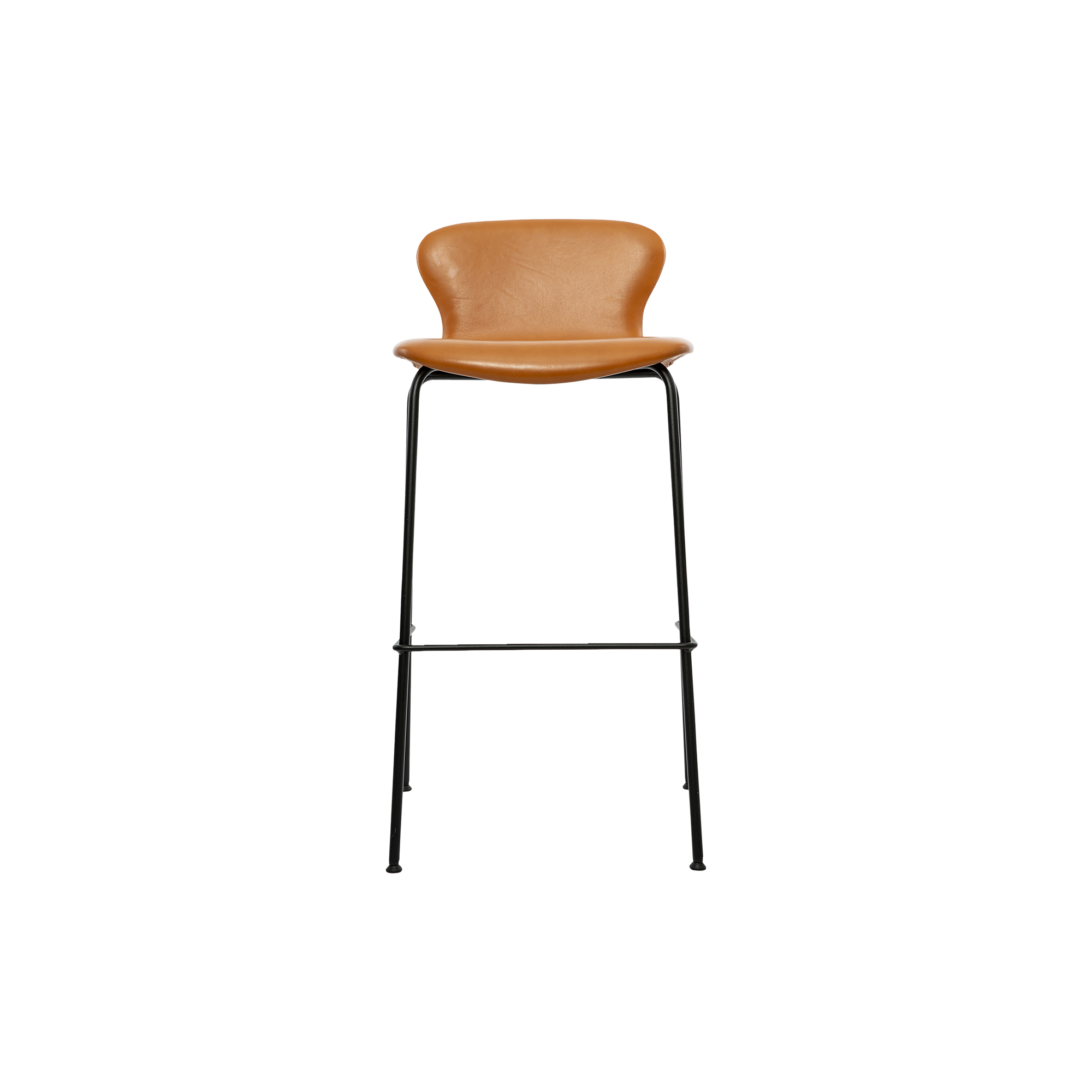 Bruunmunch Furniture - PLAY Chair Low Back Bar stol, cognac, PLAYchair