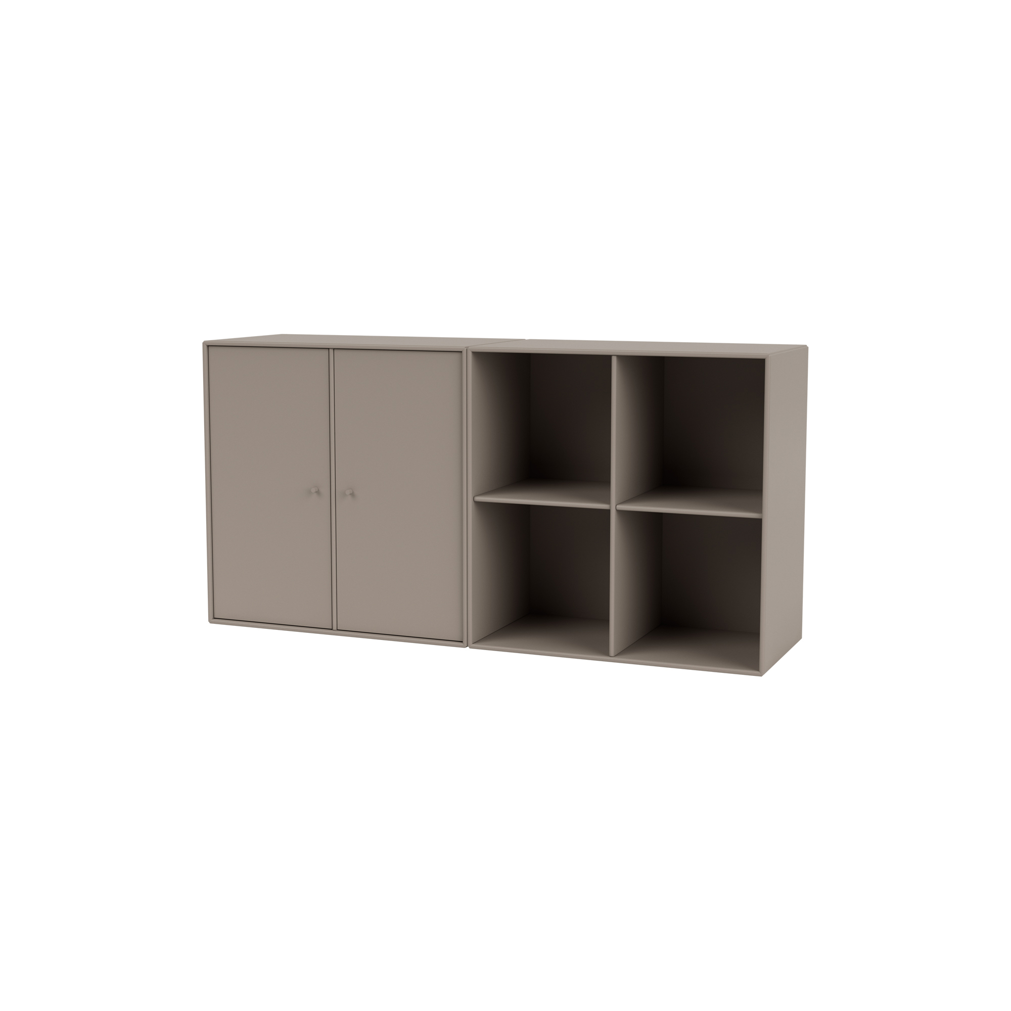 Montana Furniture - PAIR klassisk skænk, 141 truffle