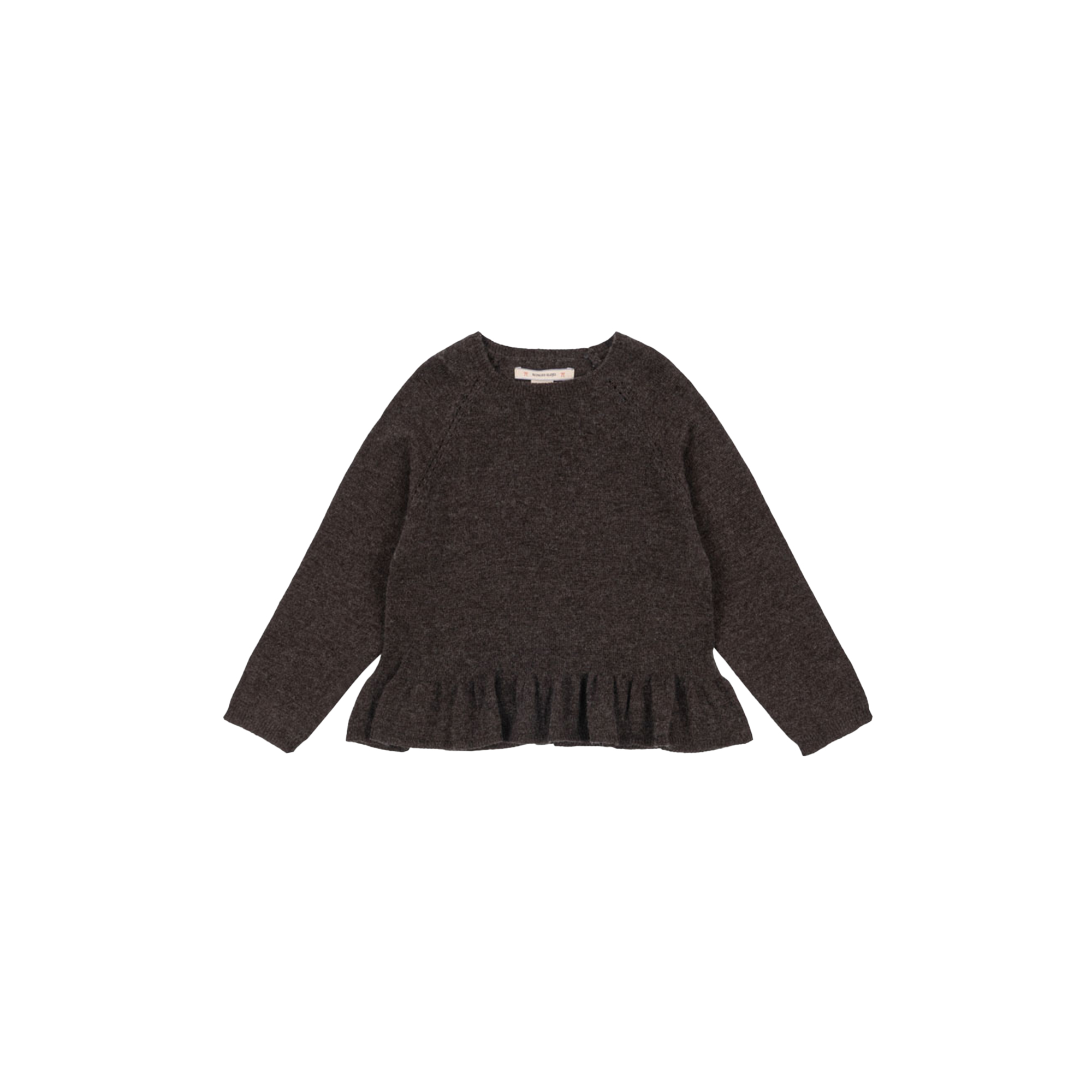 Konges Sløjd - Cathy Knit Sweater, brown melange - Str. 4Y