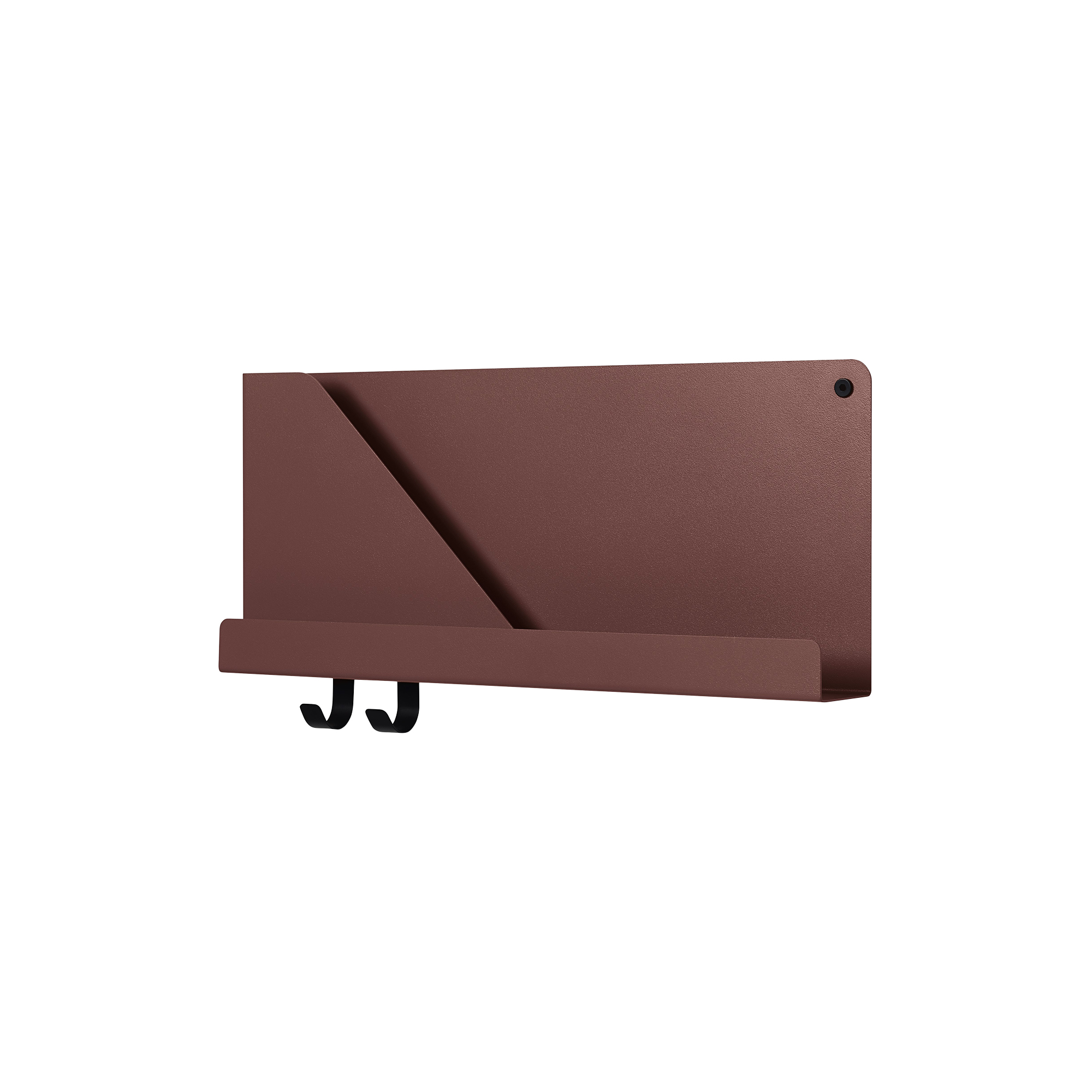 Muuto - Folded Shelves, deep red - 51x22 cm