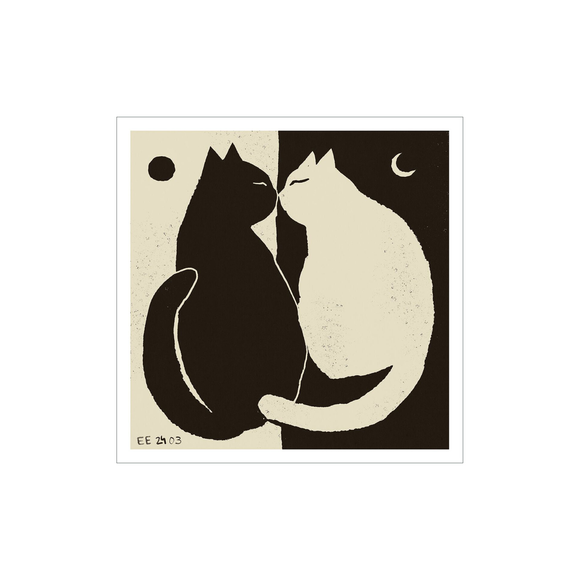 THE POSTER CLUB - You and Me - 50x50 cm