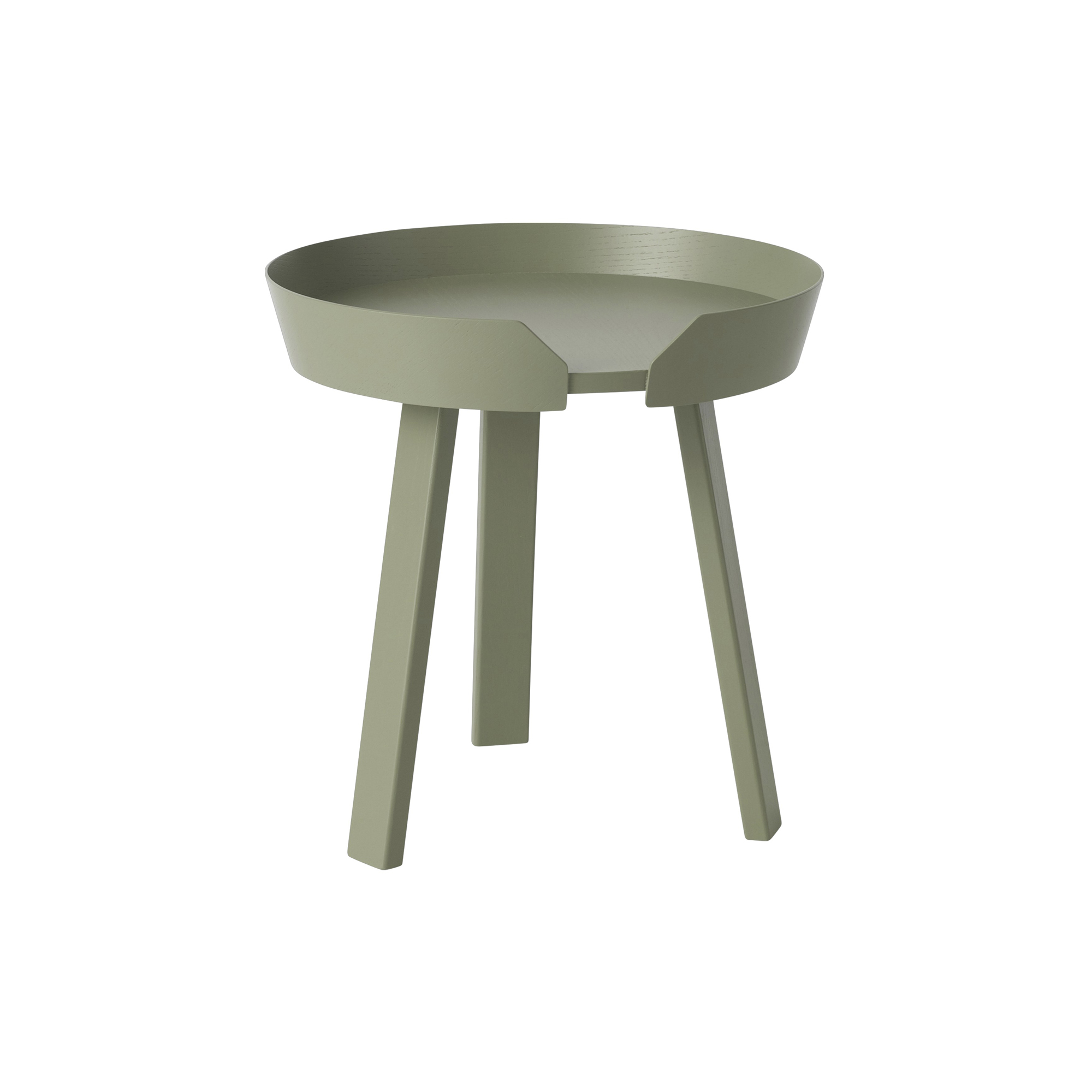 Muuto - Around Coffee Table, dusty green - Ø45 cm