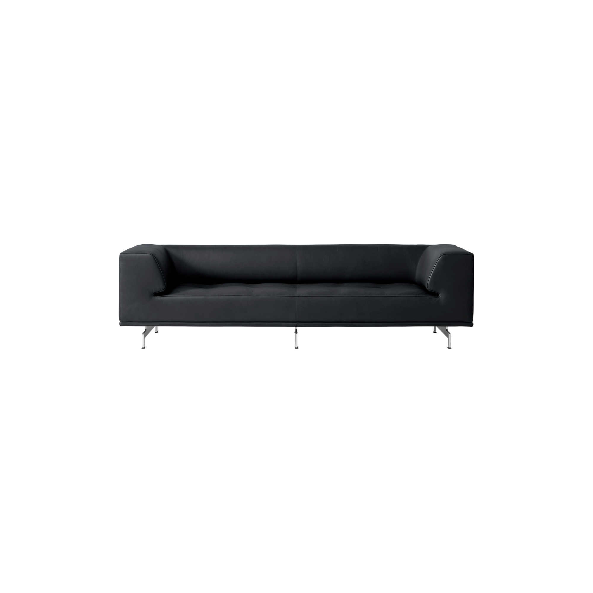 Fredericia Furniture - Delphi sofa, black - H: 66 x L: 240 x D: 85 cm.