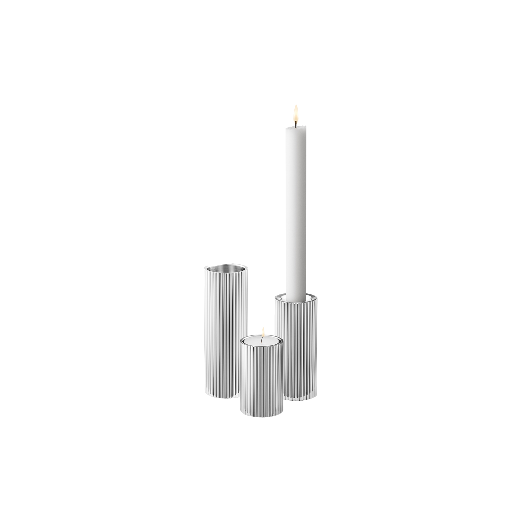 Georg Jensen - Bernadotte fyrfadsstage 3 stk