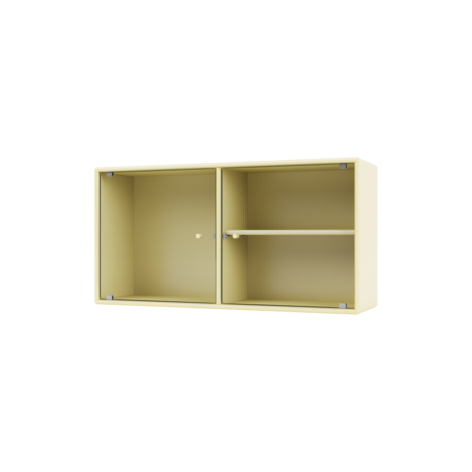 Montana Furniture - RIPPLE I vitrineskab, 159 camomile
