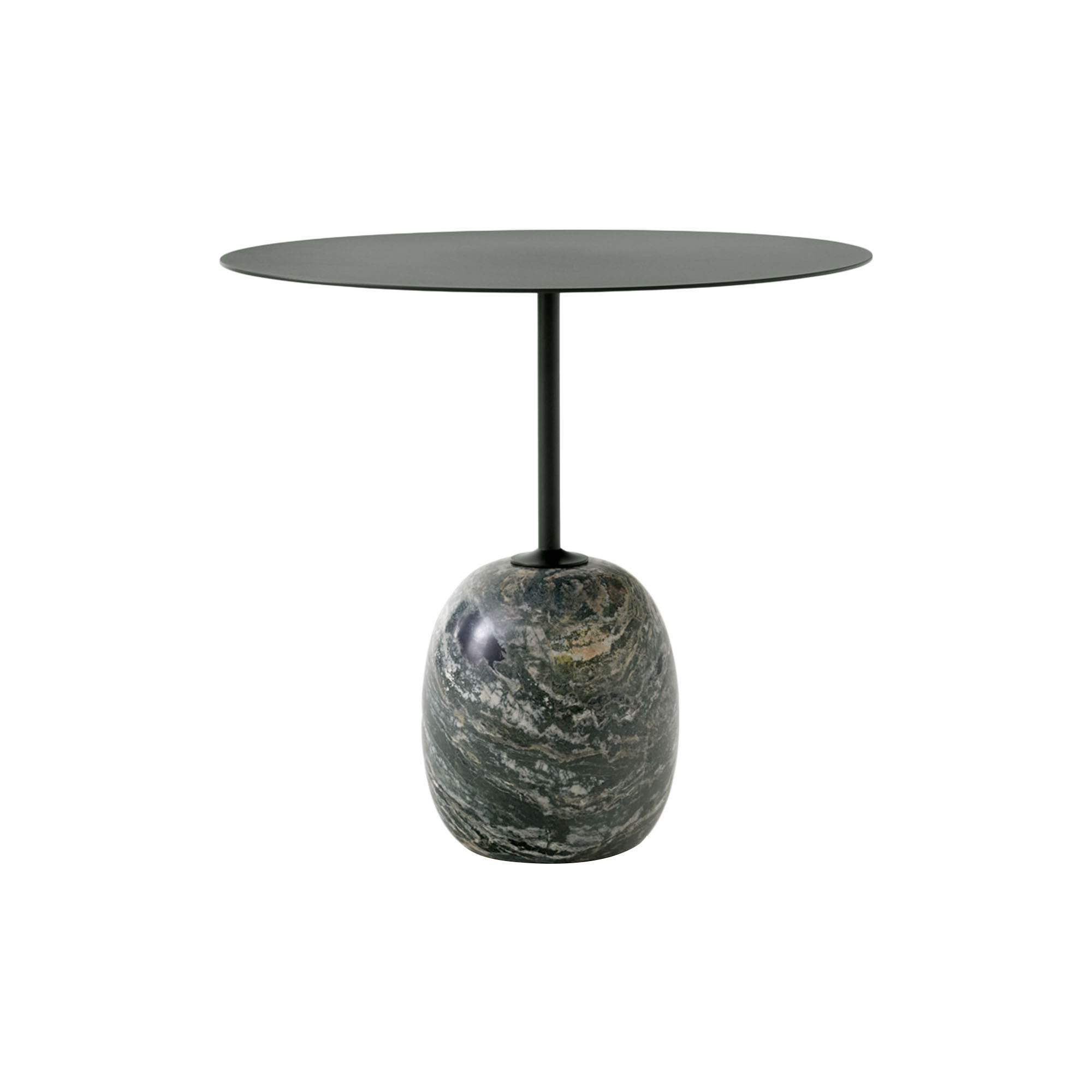&Tradition - Lato Table LN9 Lounge Table, Verde Alpi marble/deep green