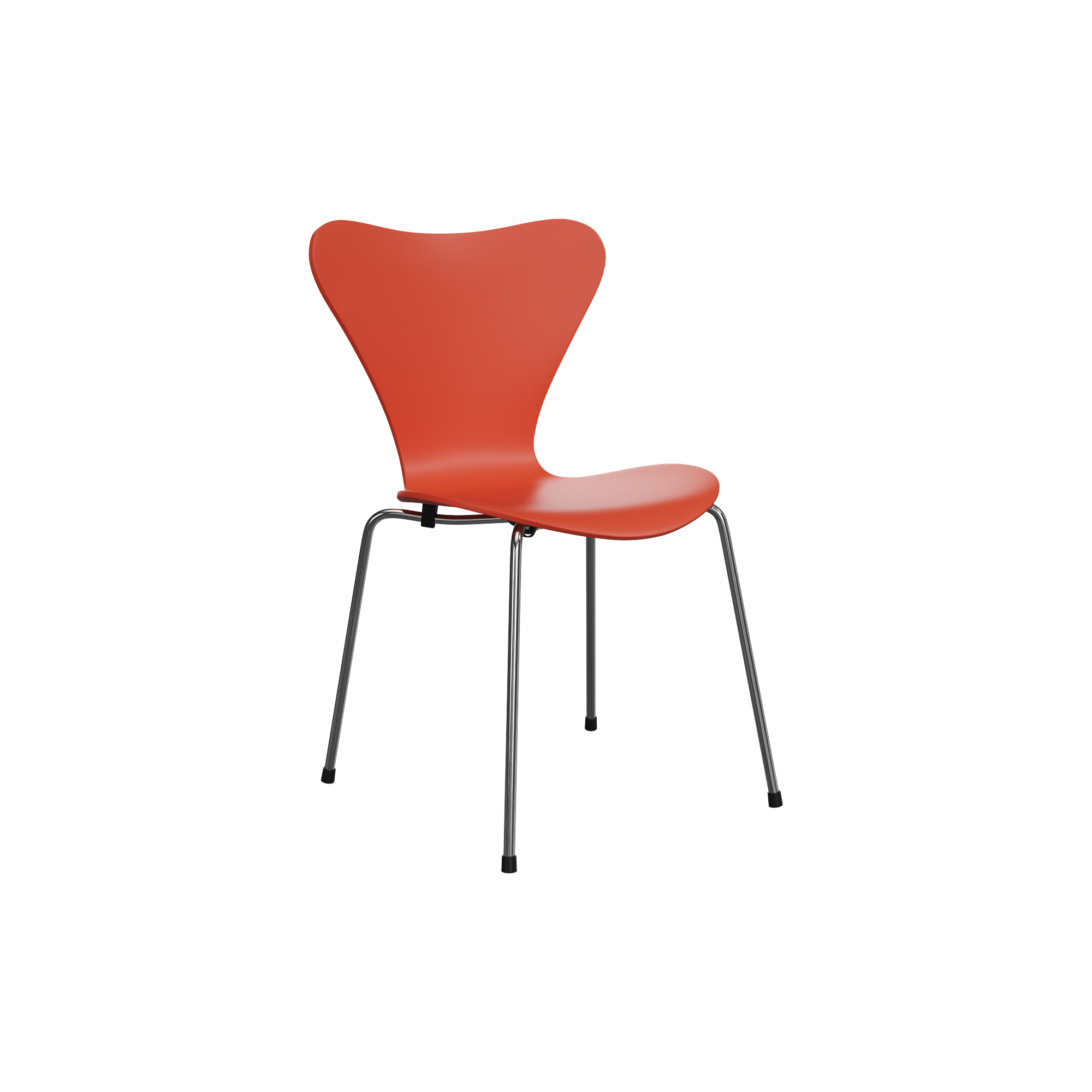 Fritz Hansen - Serie 7 3107 Verner Panton 100 stol, orange