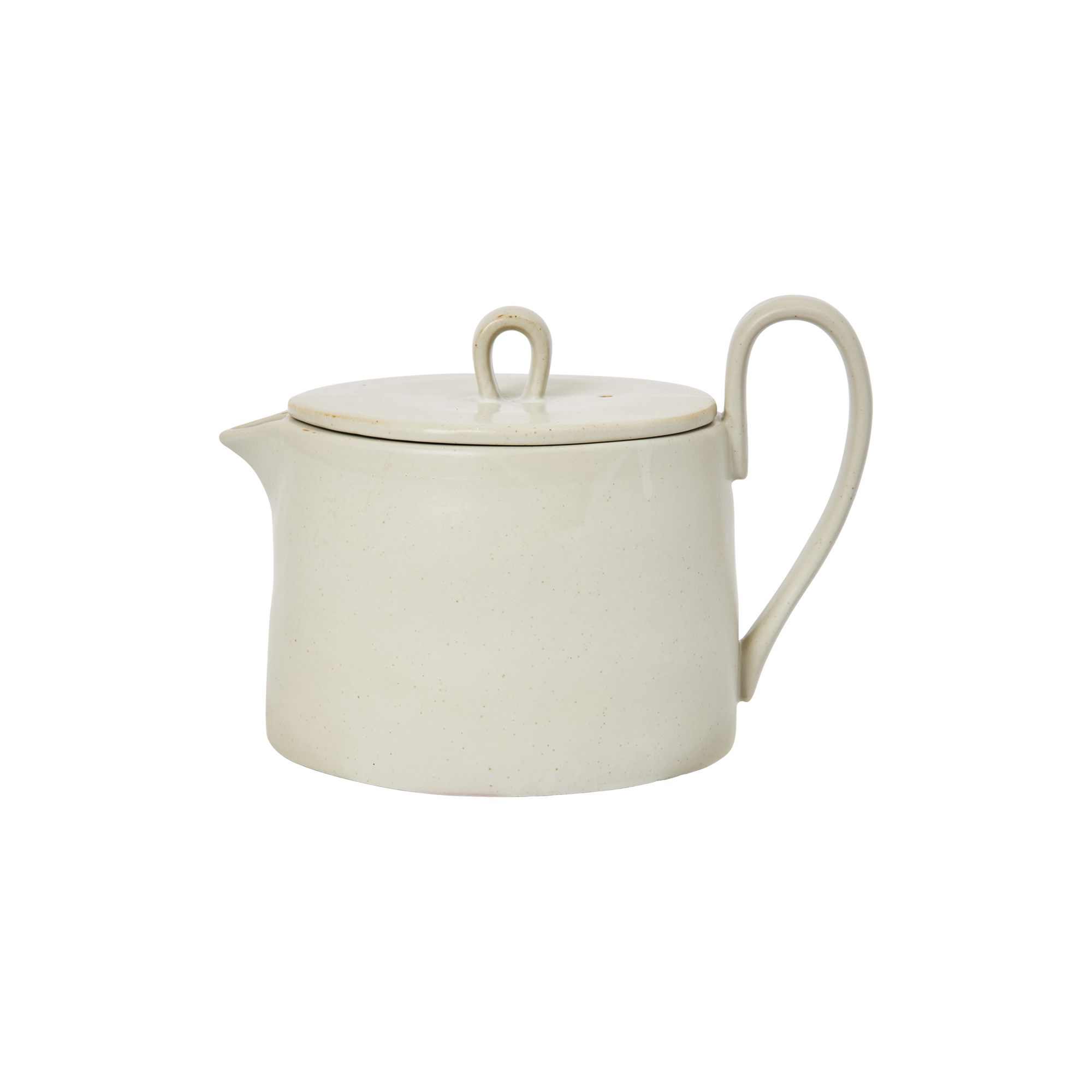 Ferm Living - Flow Tea Pot, off-white speckle