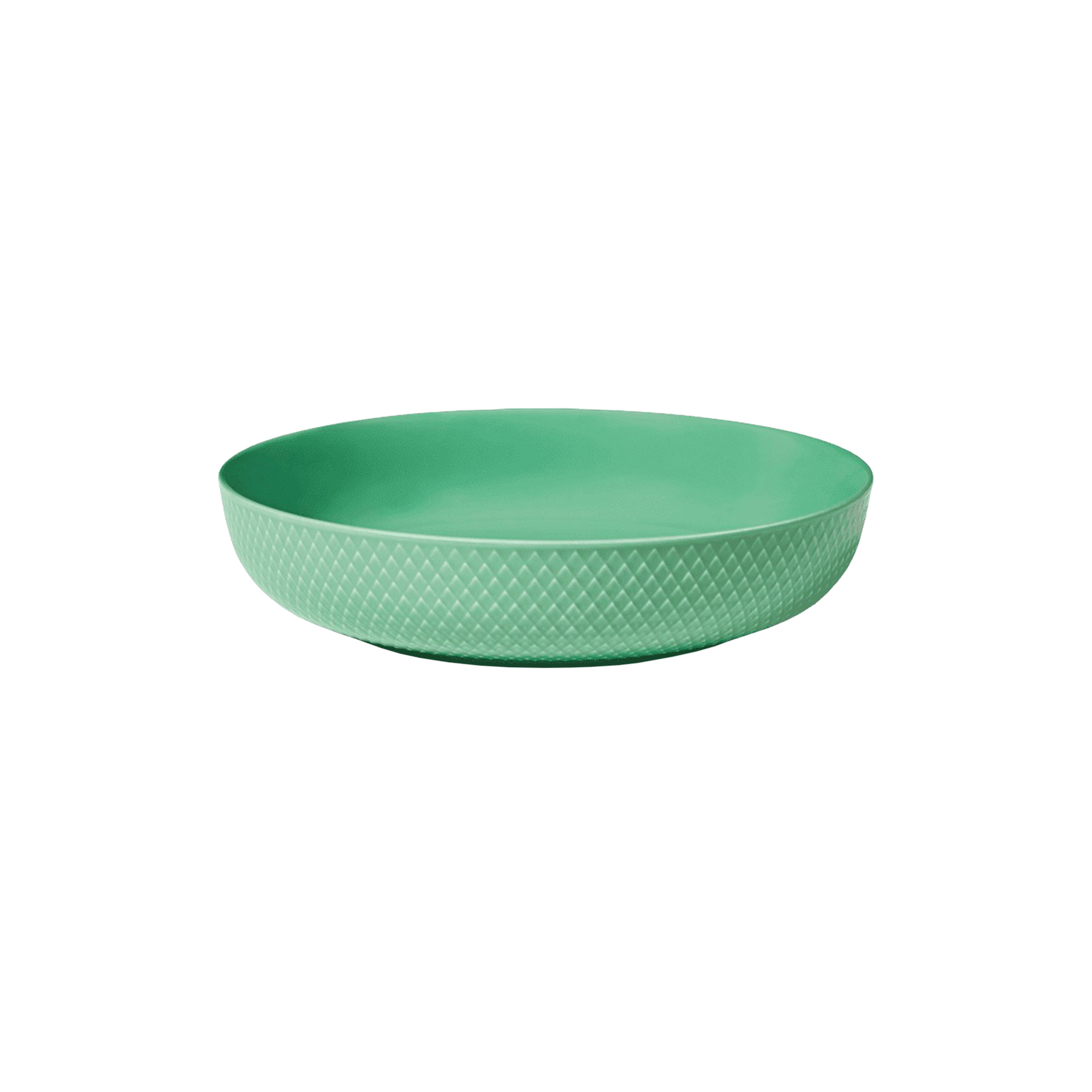 Lyngby Porcelæn - Rhombe Color serveringsskål, grøn