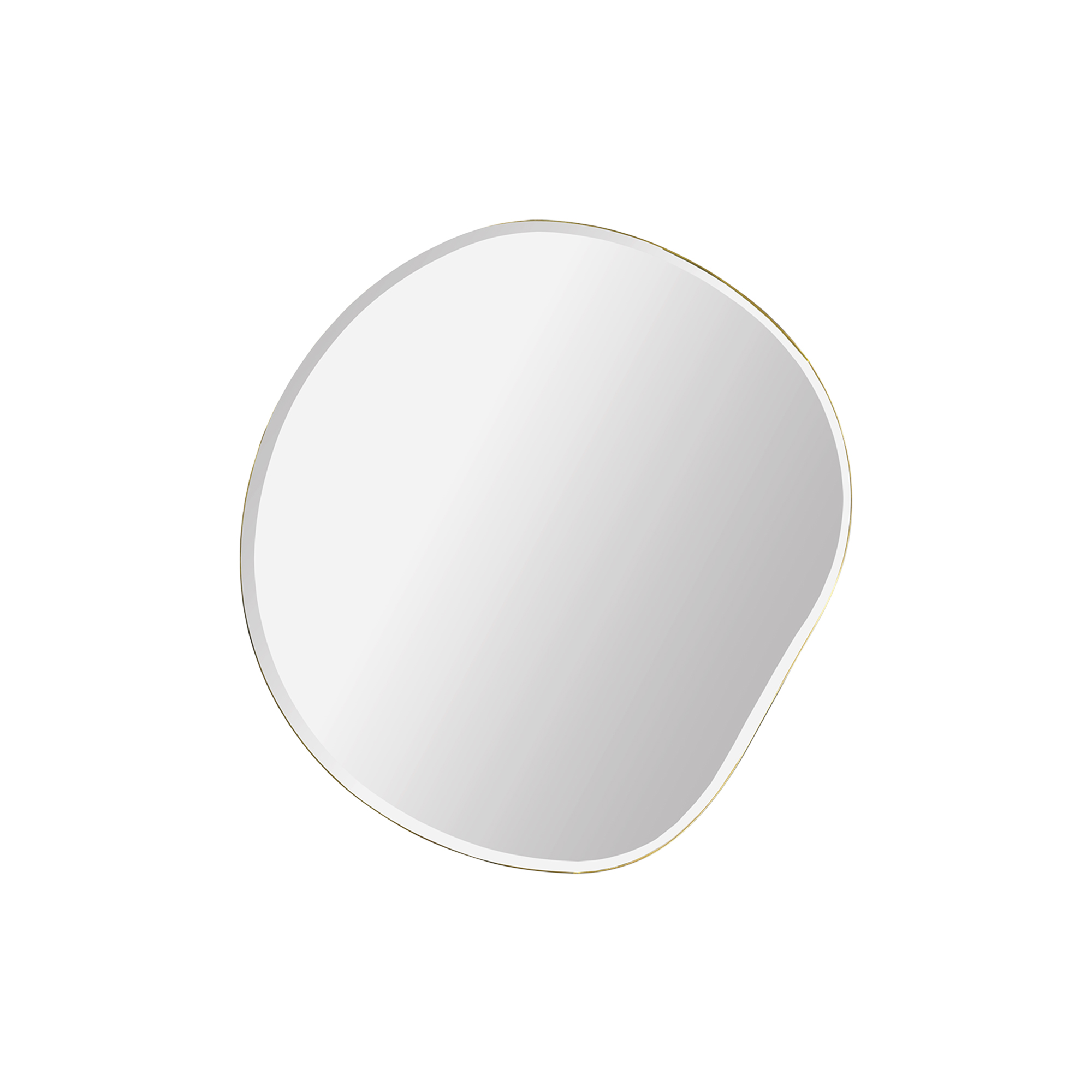 ferm LIVING - Pond Mirror Small, brass - Small