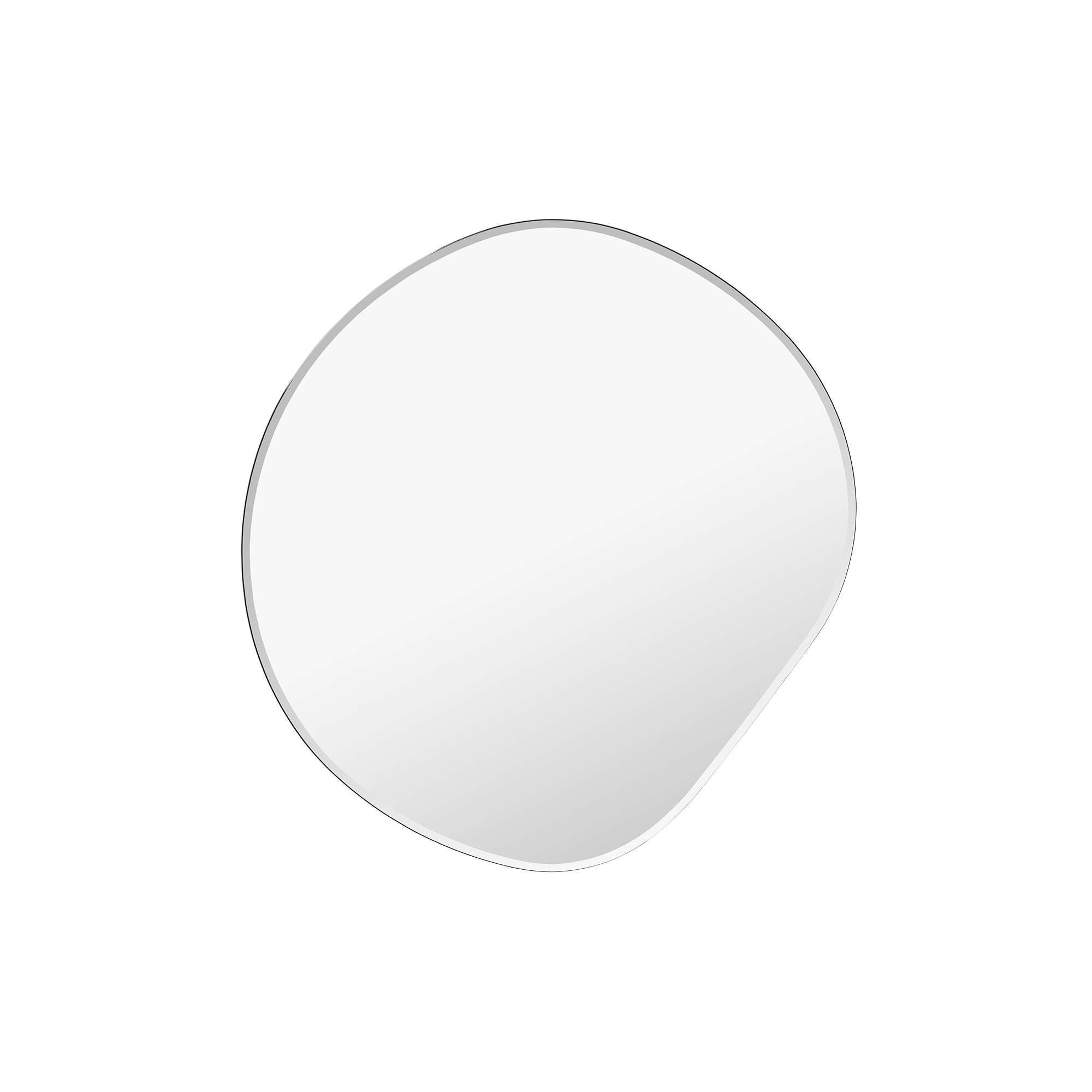 ferm LIVING - Pond Mirror Small, dark chrome - Small