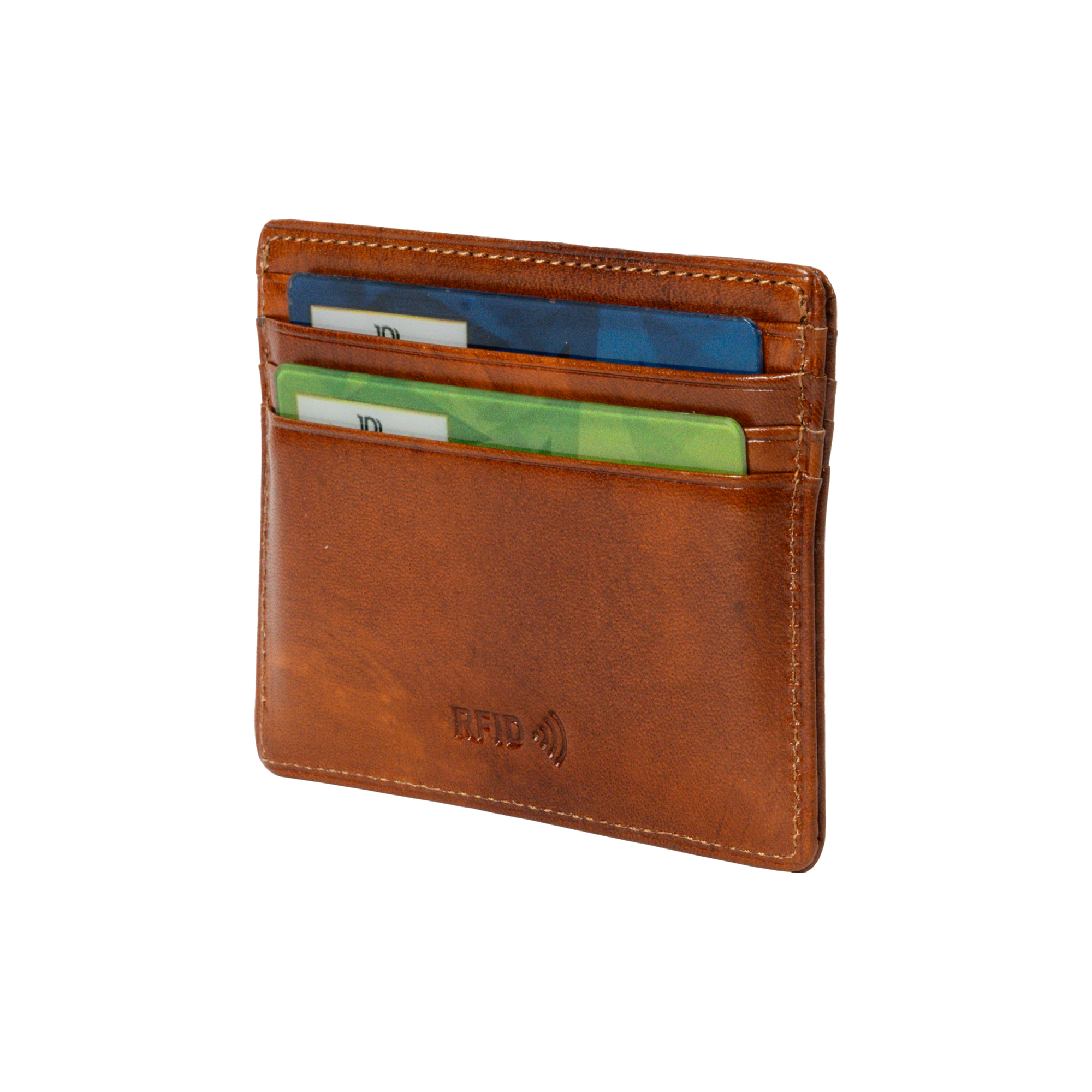 Tony Perotti - Creditcard Wallet, cognac